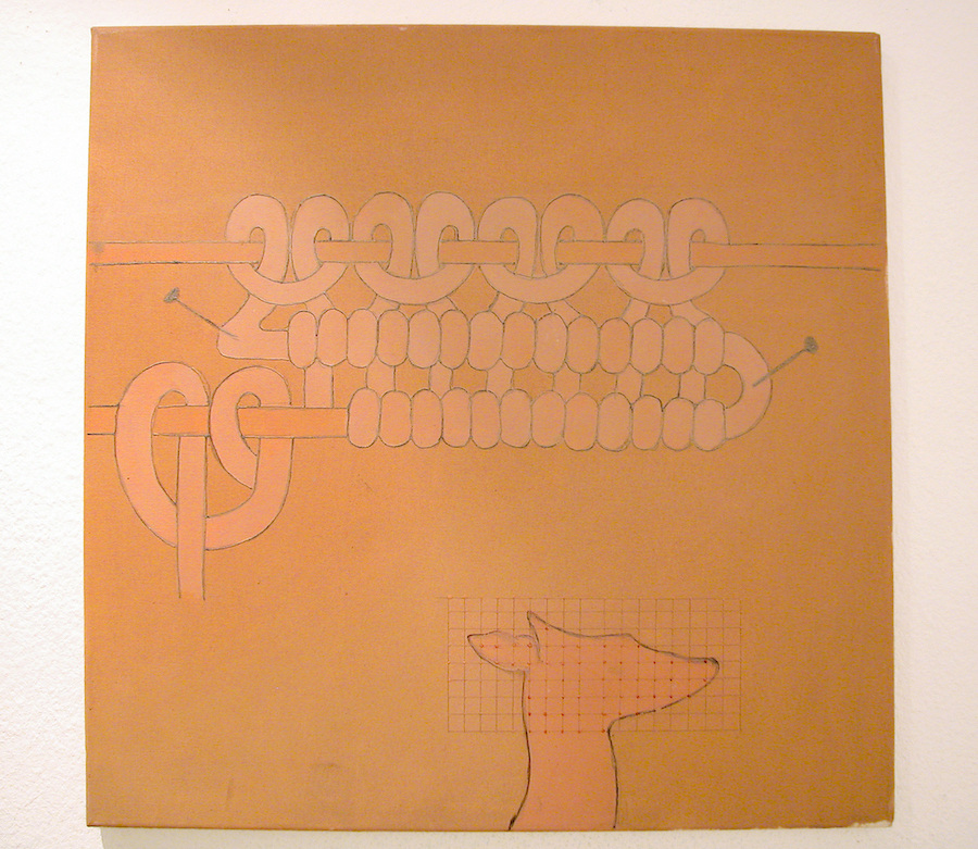 Der Schöpfer IV, 2004, 70x70cm, Painting