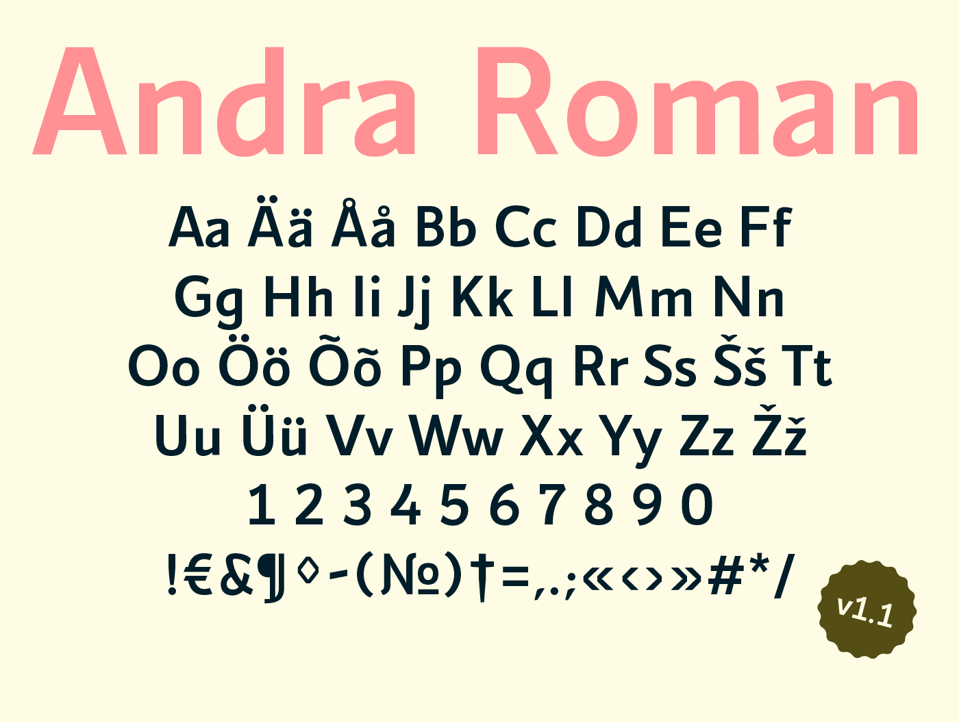 Andra Roman Typeface Lewis Mcguffie S Typeface Design Portfolio Website