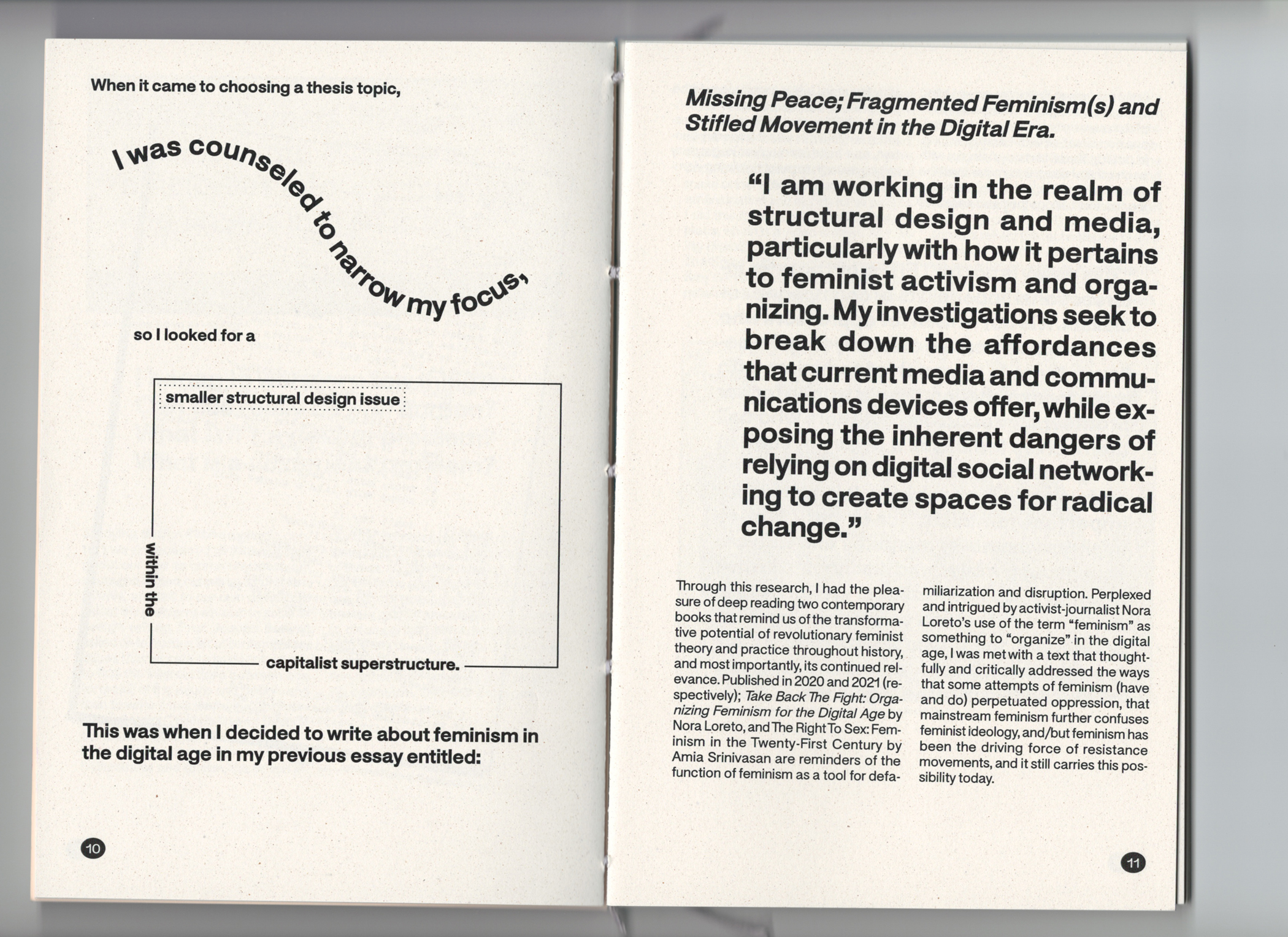 Thesis book: Missing Peace; Experiments for Connection