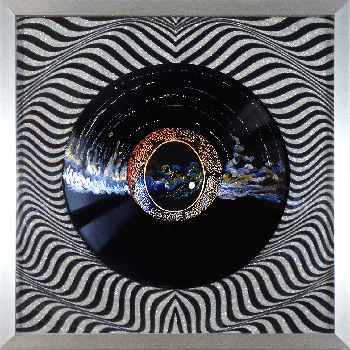 COVINYLE COLLECTION 2020, Série C, no.3, ø 33cm, 46x46cm