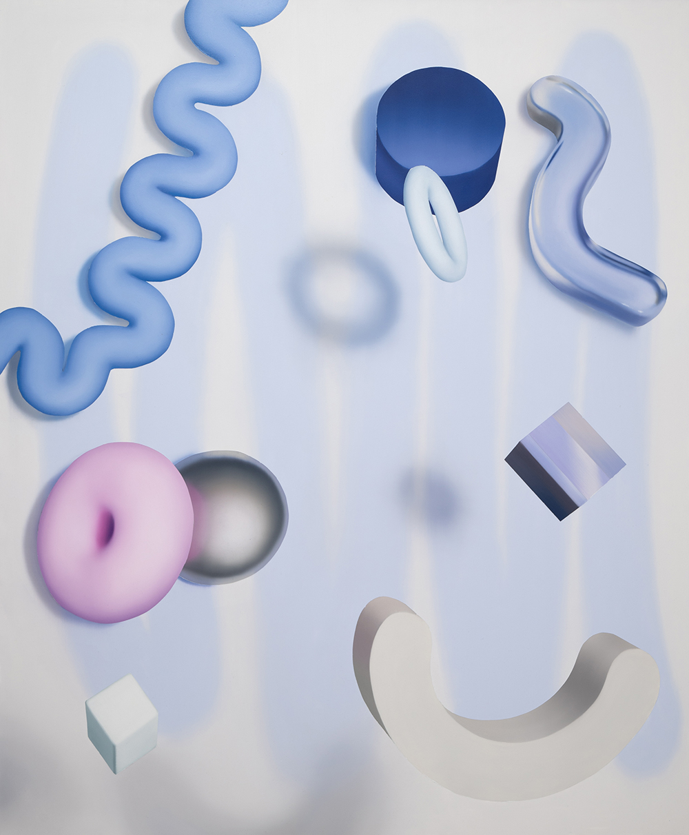 untitled, oil  on aluminium, 145 x 120 cm, 2024