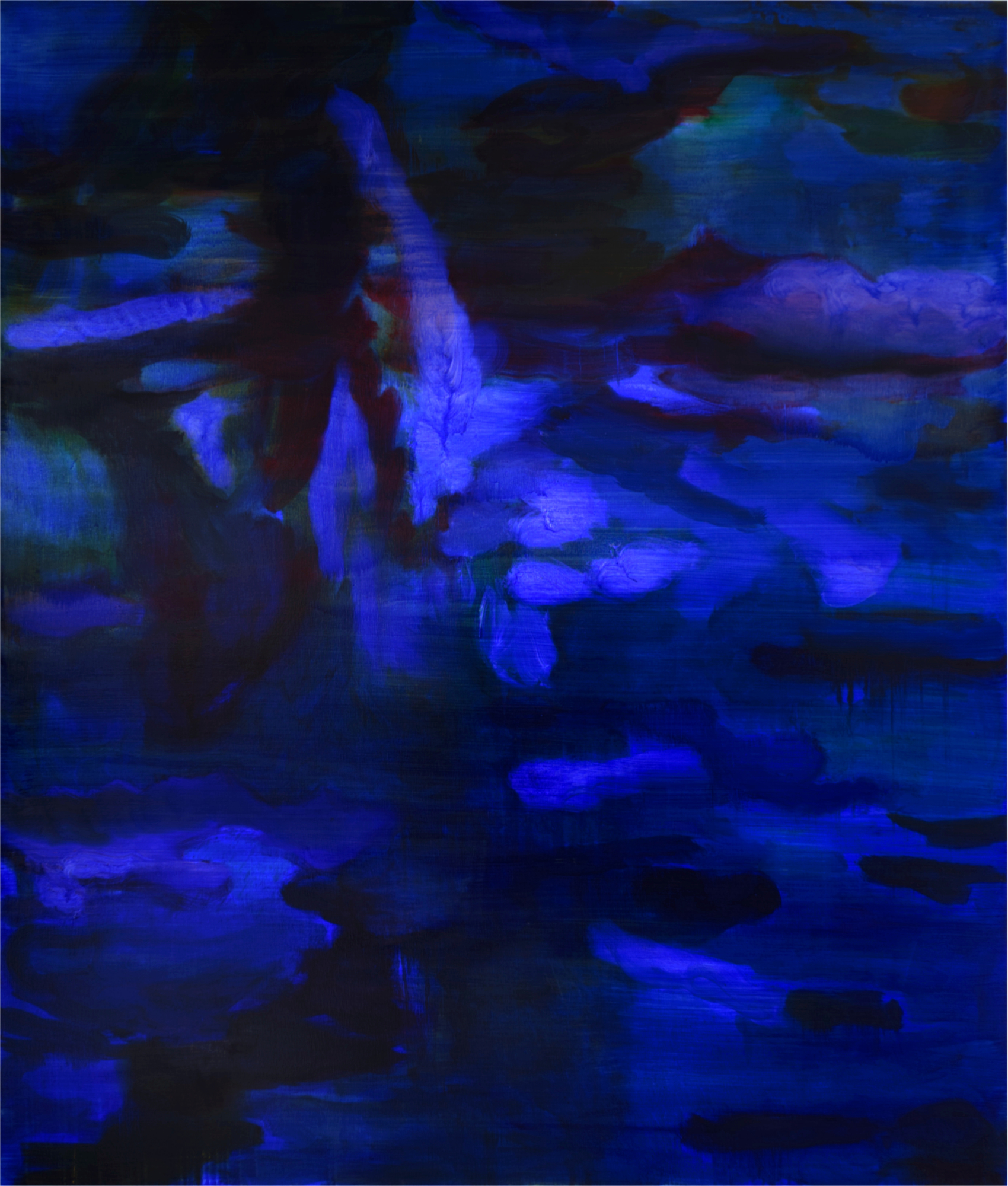 Cosmic keys, oil on linen, 200x170 cm, 2022