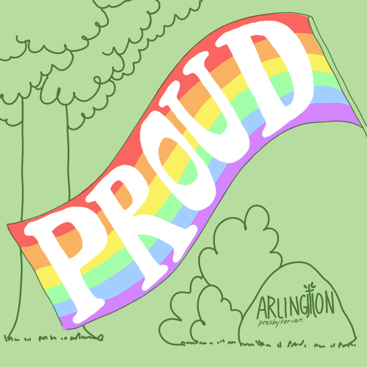Pride Month Instagram graphic