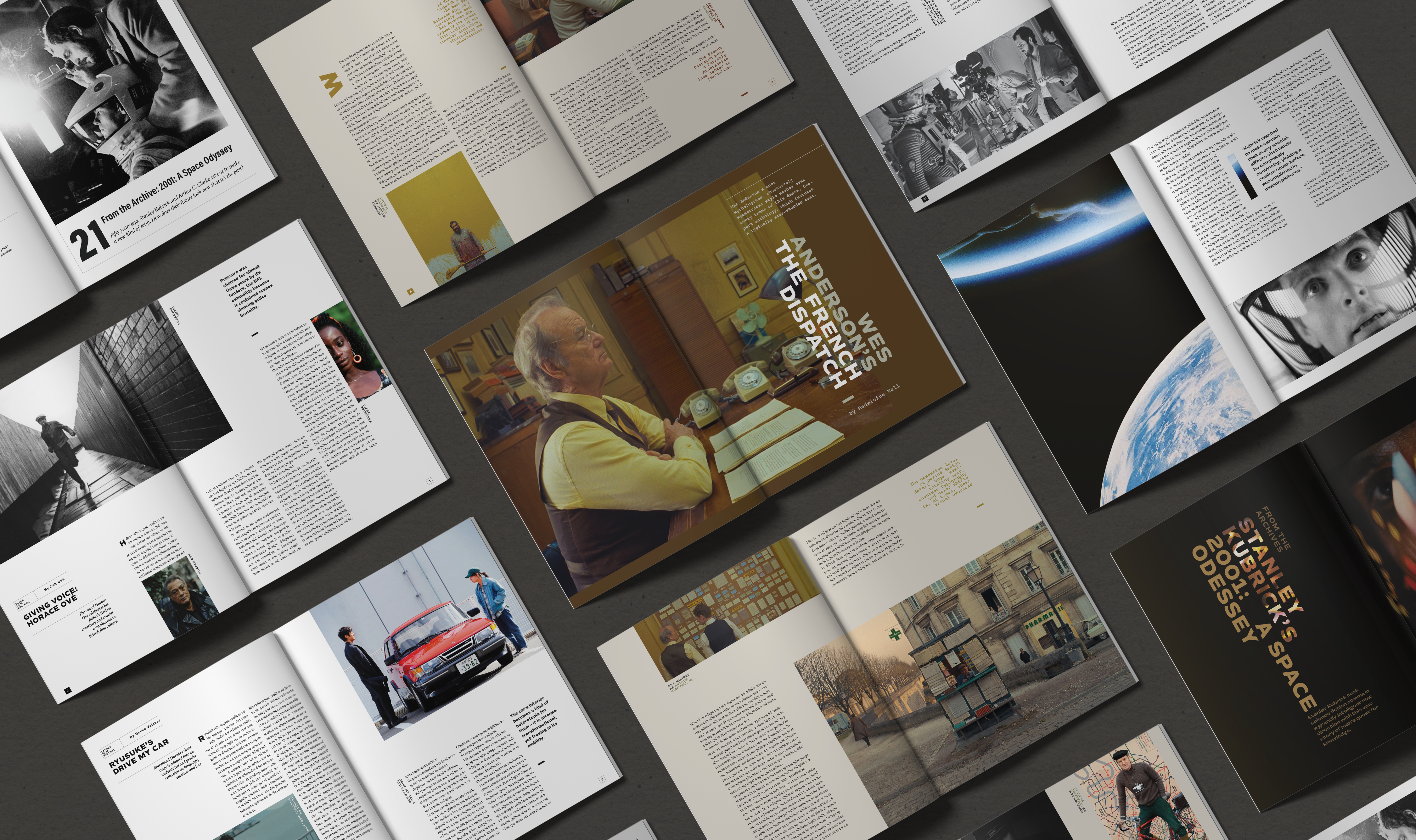 Magazine redesign of Sight and Sound, a british film magazine.