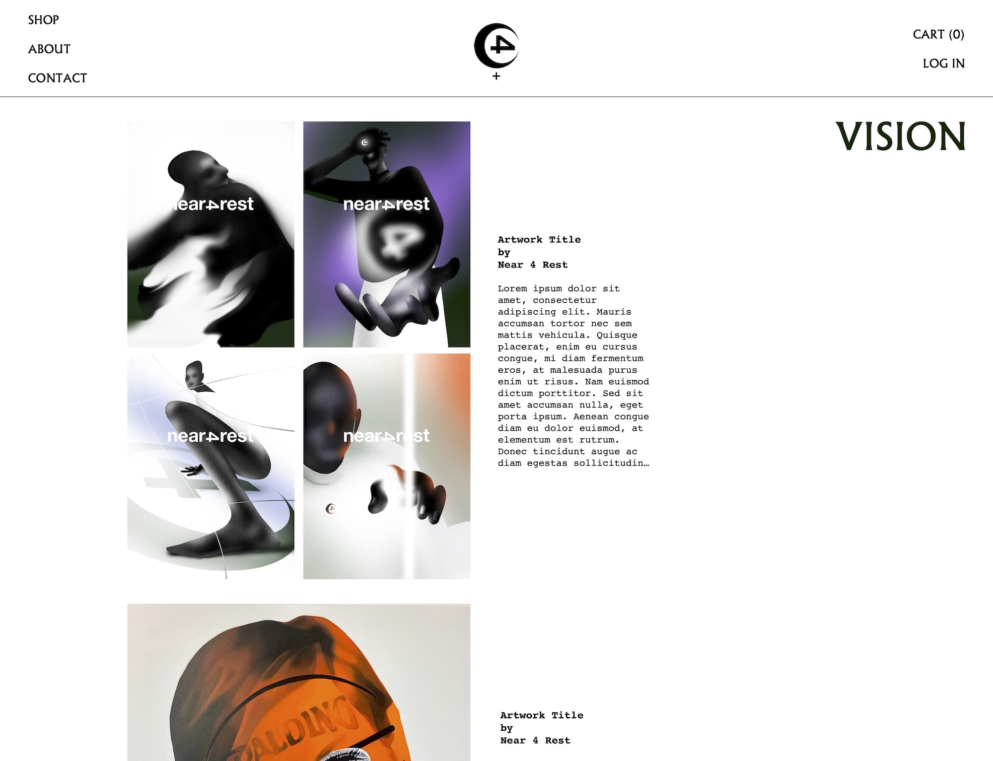 A SIMPLE INFINITE SCROLL (LOAD MORE AS YOU SCROLL) FORMAT, ARCHIVING ALL EXTRA VISUALS ASSOCIATED WITH THE BRAND
