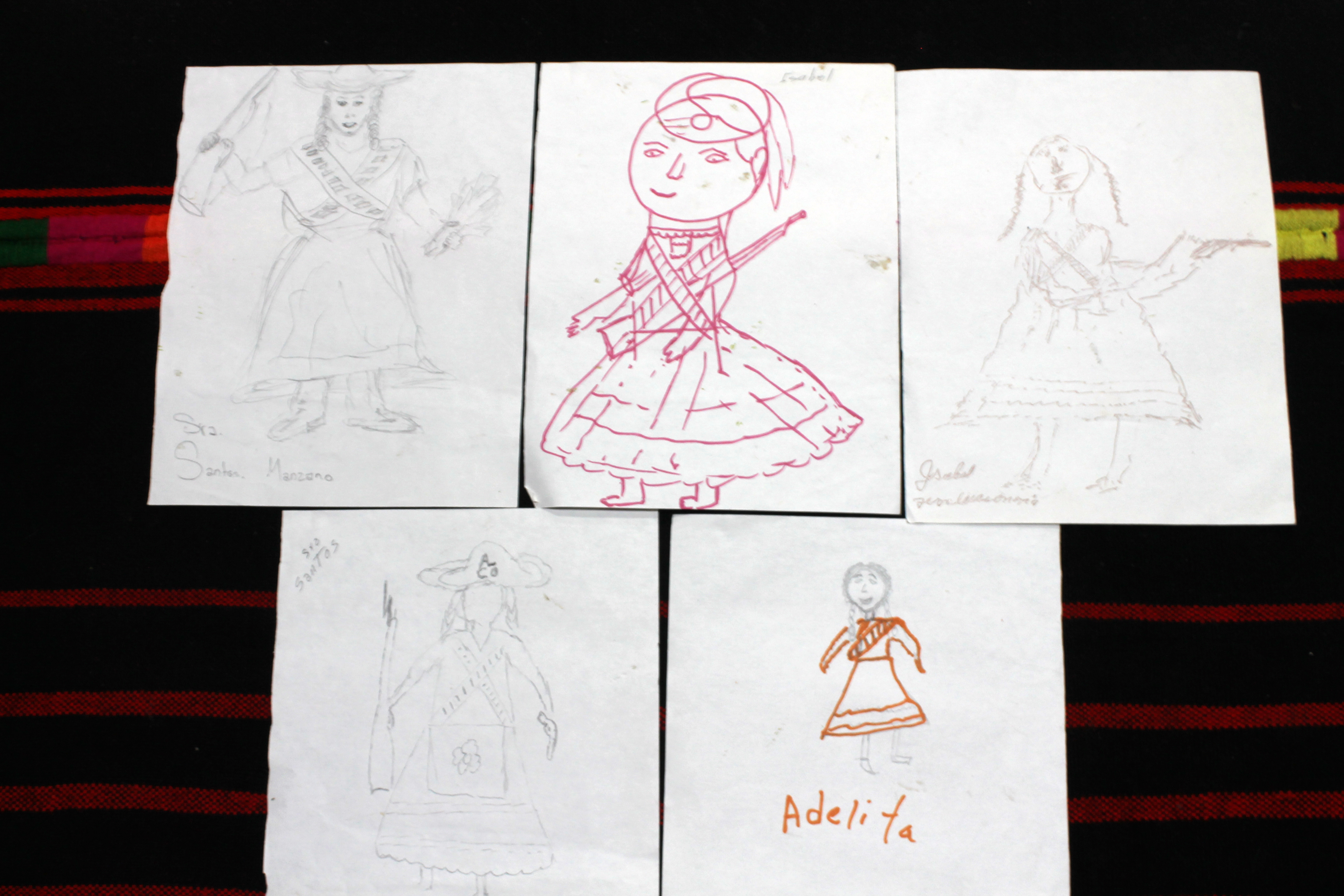 sketch about local folklores made by the villagers in Analco