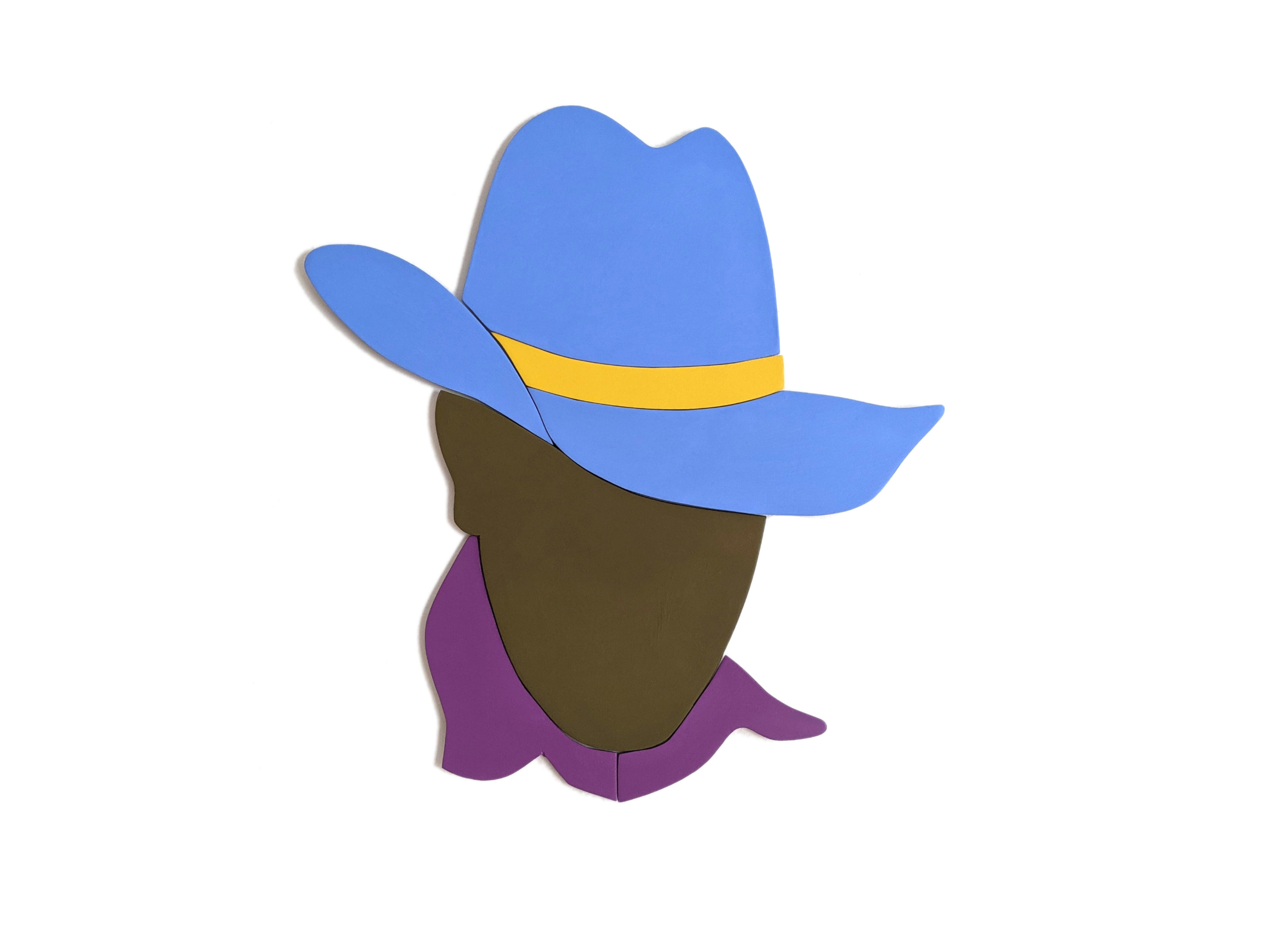 The American,   wall-piece,  acrylic on board