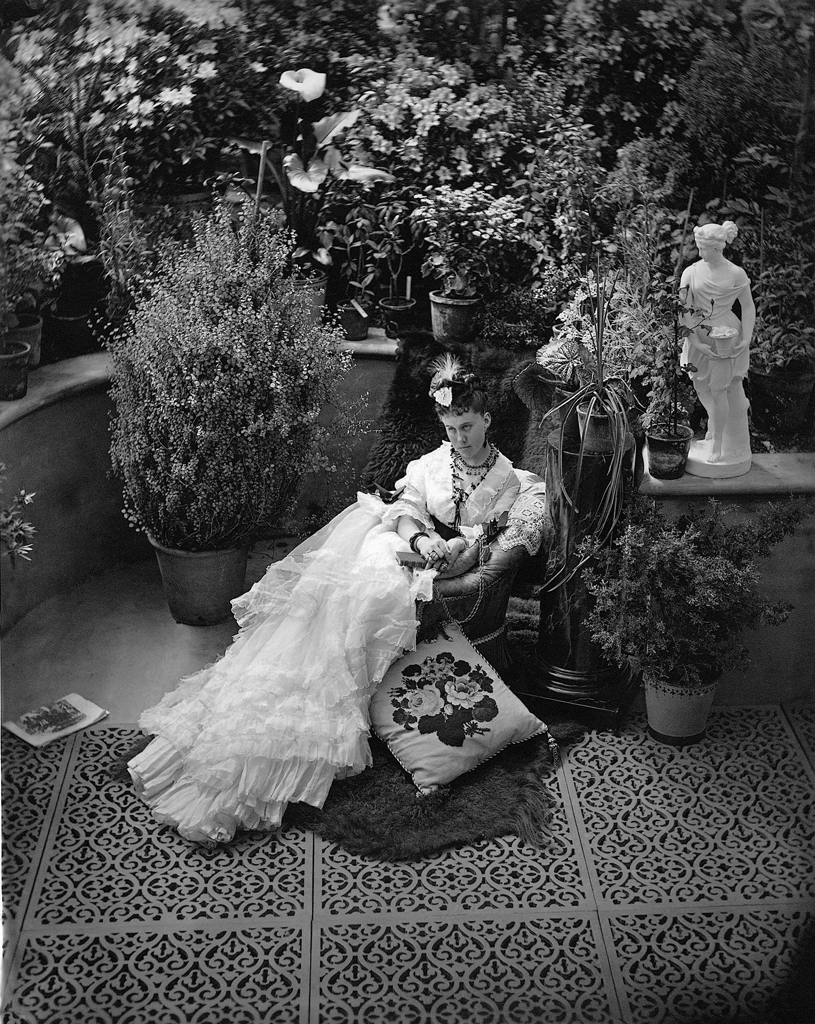 MRS WILLIAM MACKENZIE IN ALLAN'S CONSERVATORY, MONTREAL, QC, 1871, WILLIAM NOTMAN. © MUSÉE MCCORD MUSEUM