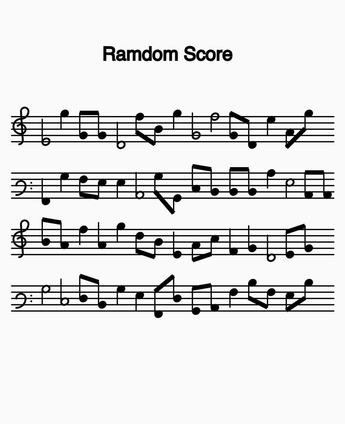 Random Score Generator