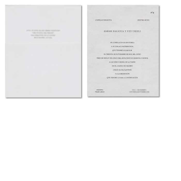 Dise&ntilde;o Invitaci&oacute;n para Boda