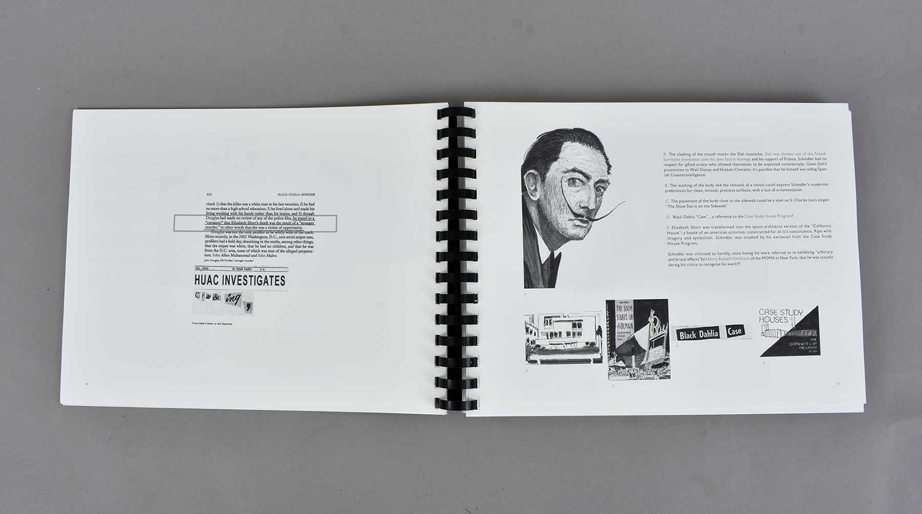 Interior Spread, "The Black Dahlia And Rudolph Schindler - A Blueprint For Murder by Crow"
