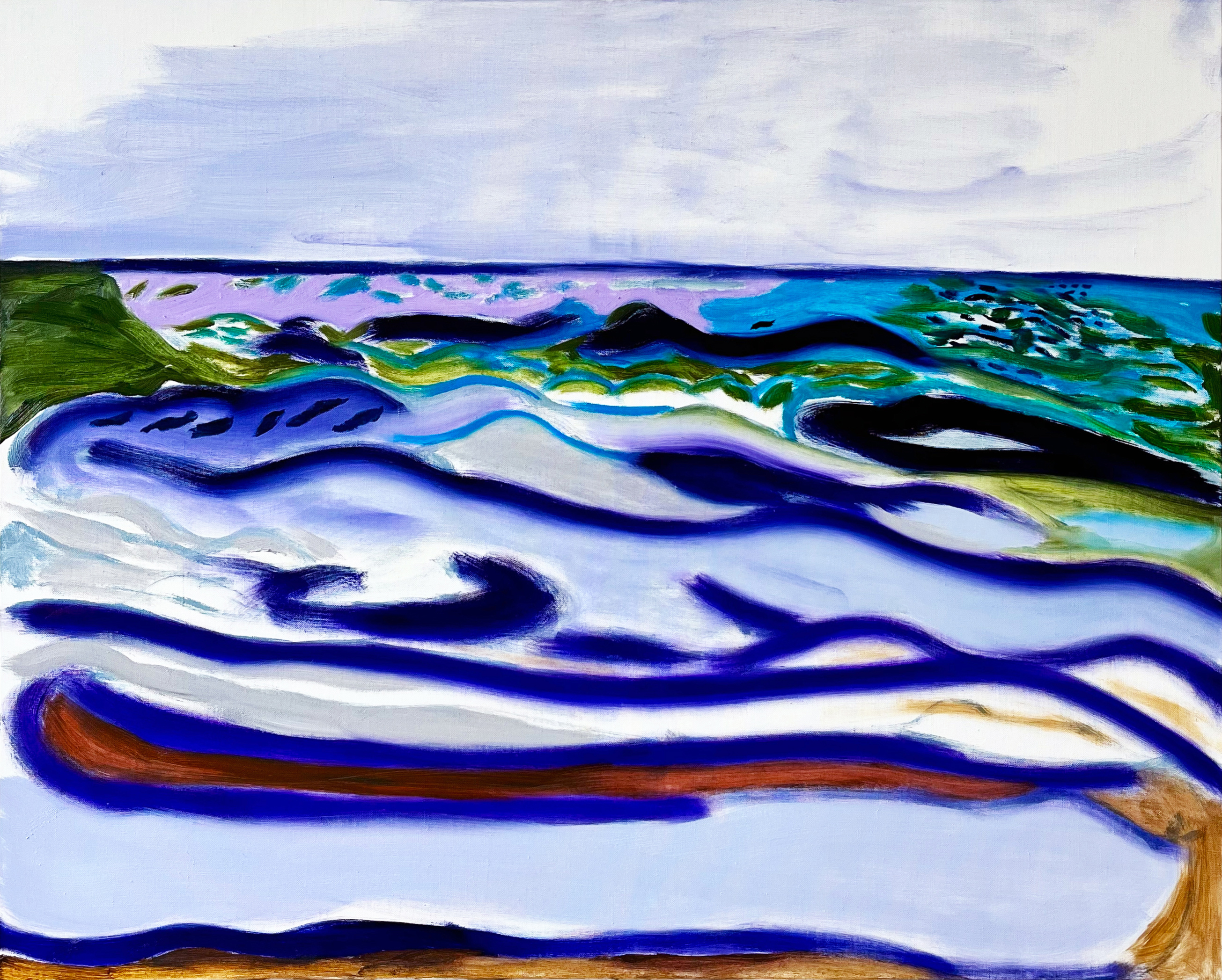 Drifting, 2023Oil on linen31.5 x 39.4 in.80 x 100 cm