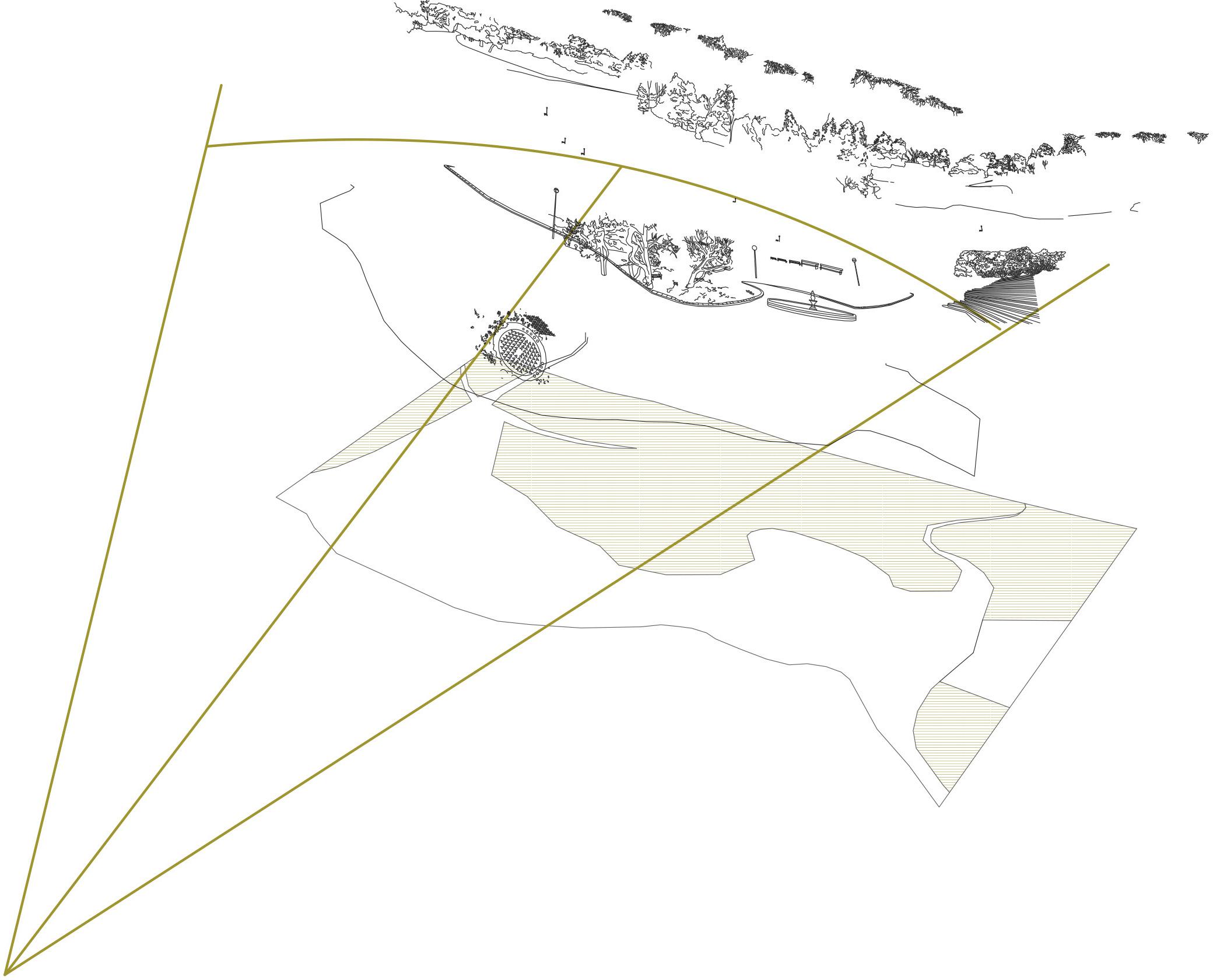 Exploded drawing axonometric