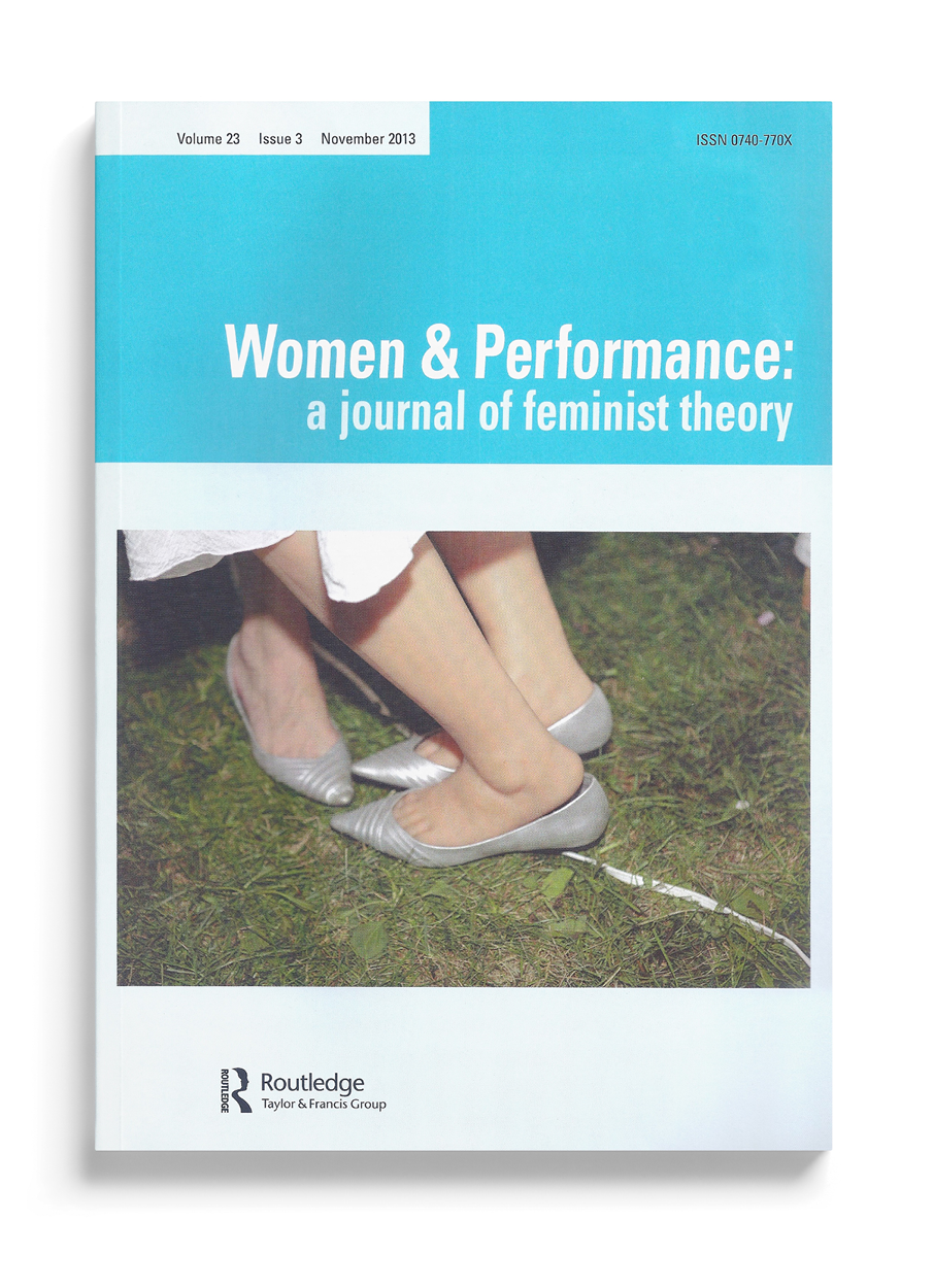 Hawk Swanson, Amber. “All That is Left of You / Everything You Are Now.” Women and Performance: A Journal of Feminist Theory 23.3 (Nov. 2013): 374–413.