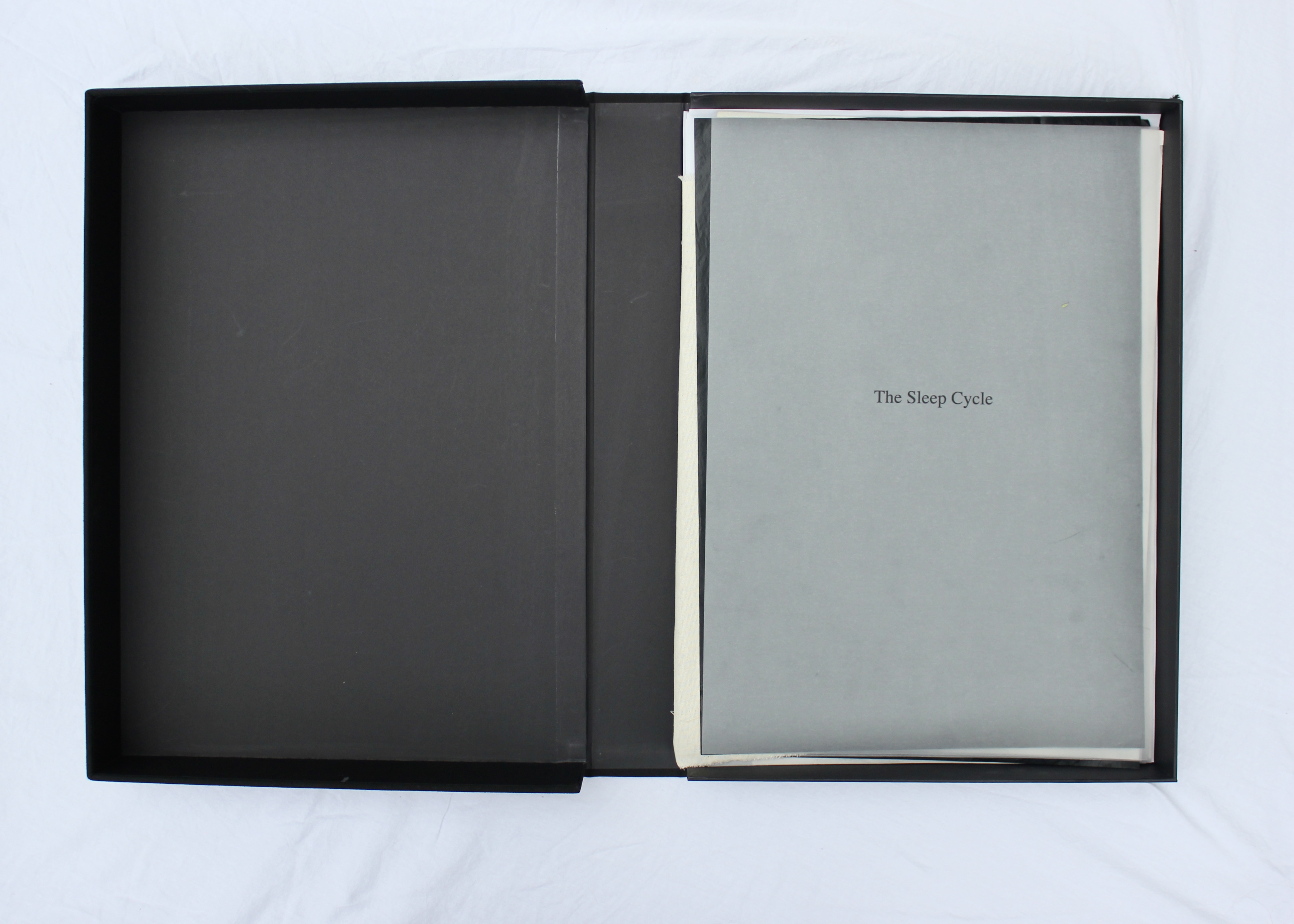Beginning of work in Archival Box