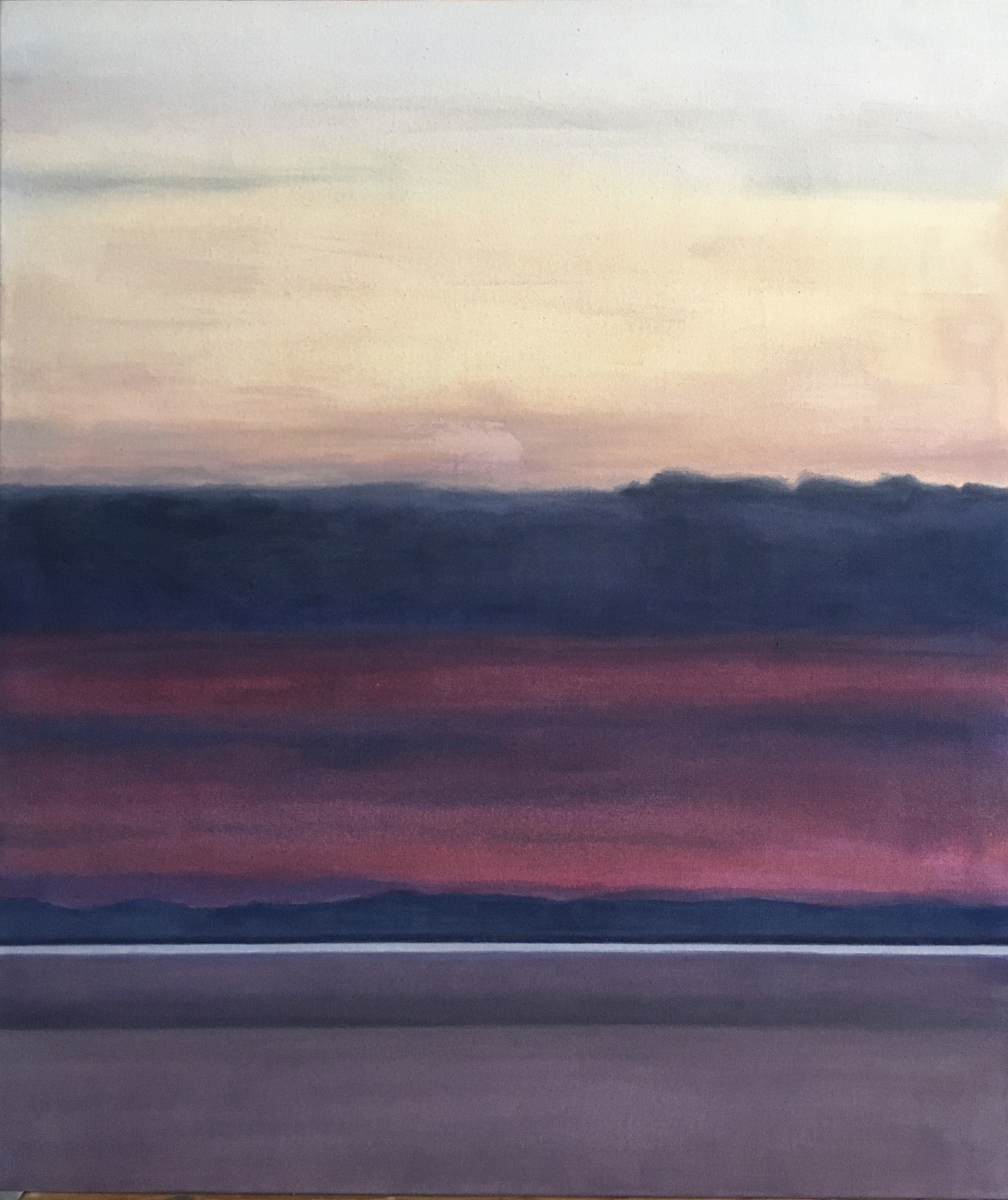 Sunset Over Distant Shores