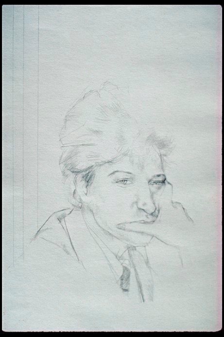 Study for Burnt Umber2 1989graphite/paper 10x12”