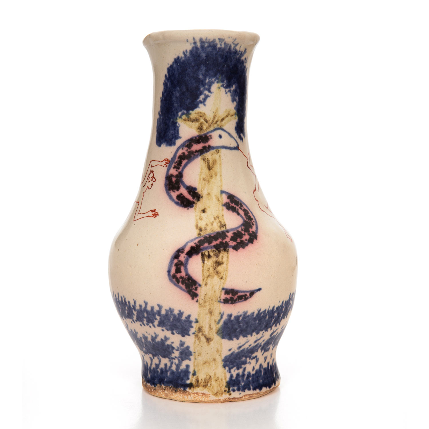HN1256 Genesis, Vase 1, 28.1.17Glazed ceramic stoneware26 x 14.5cm