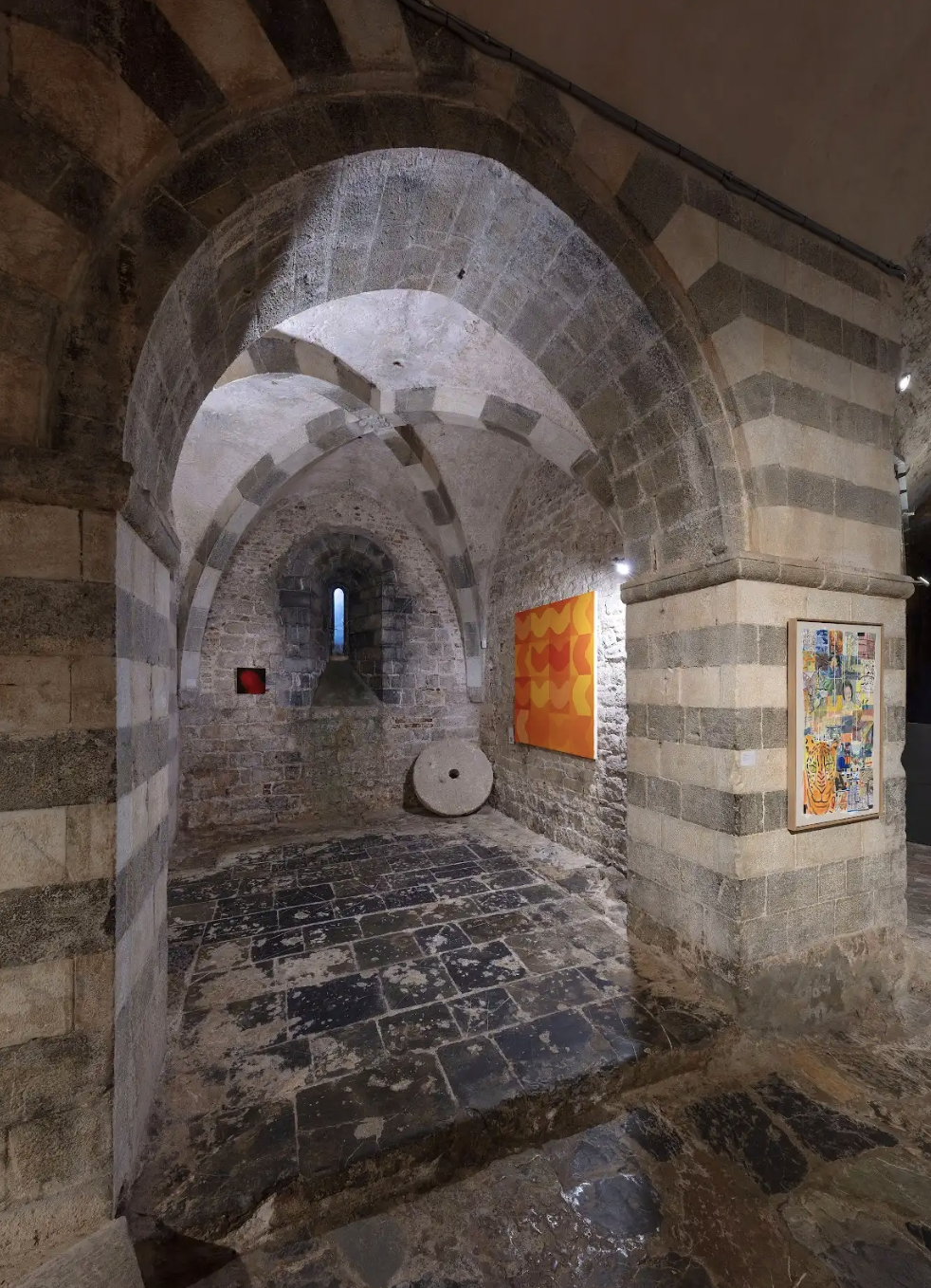 Faro dell'arte contemporanea, curated by Chiara Guidi, Castello di San Giorgio, Piazza San Giorgio, Lerici, detail Leonardo Dalla Torre