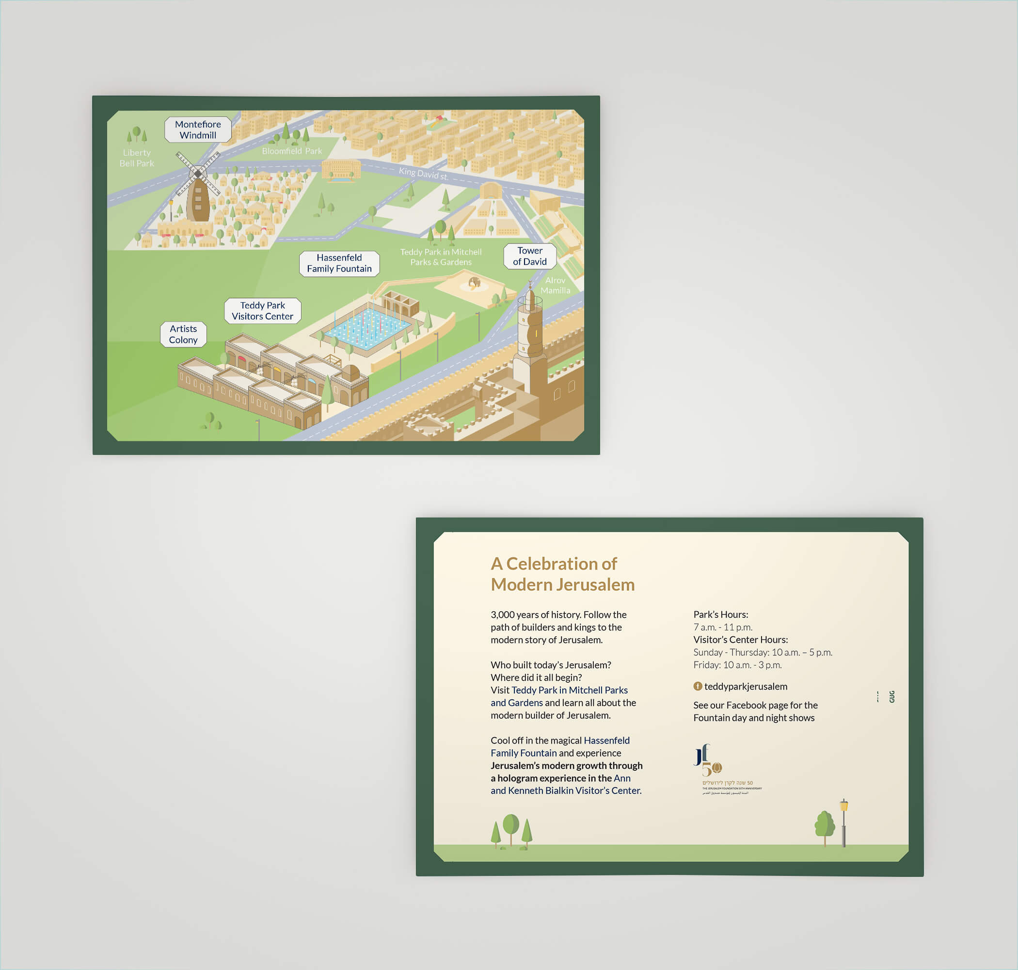 Illustrated map