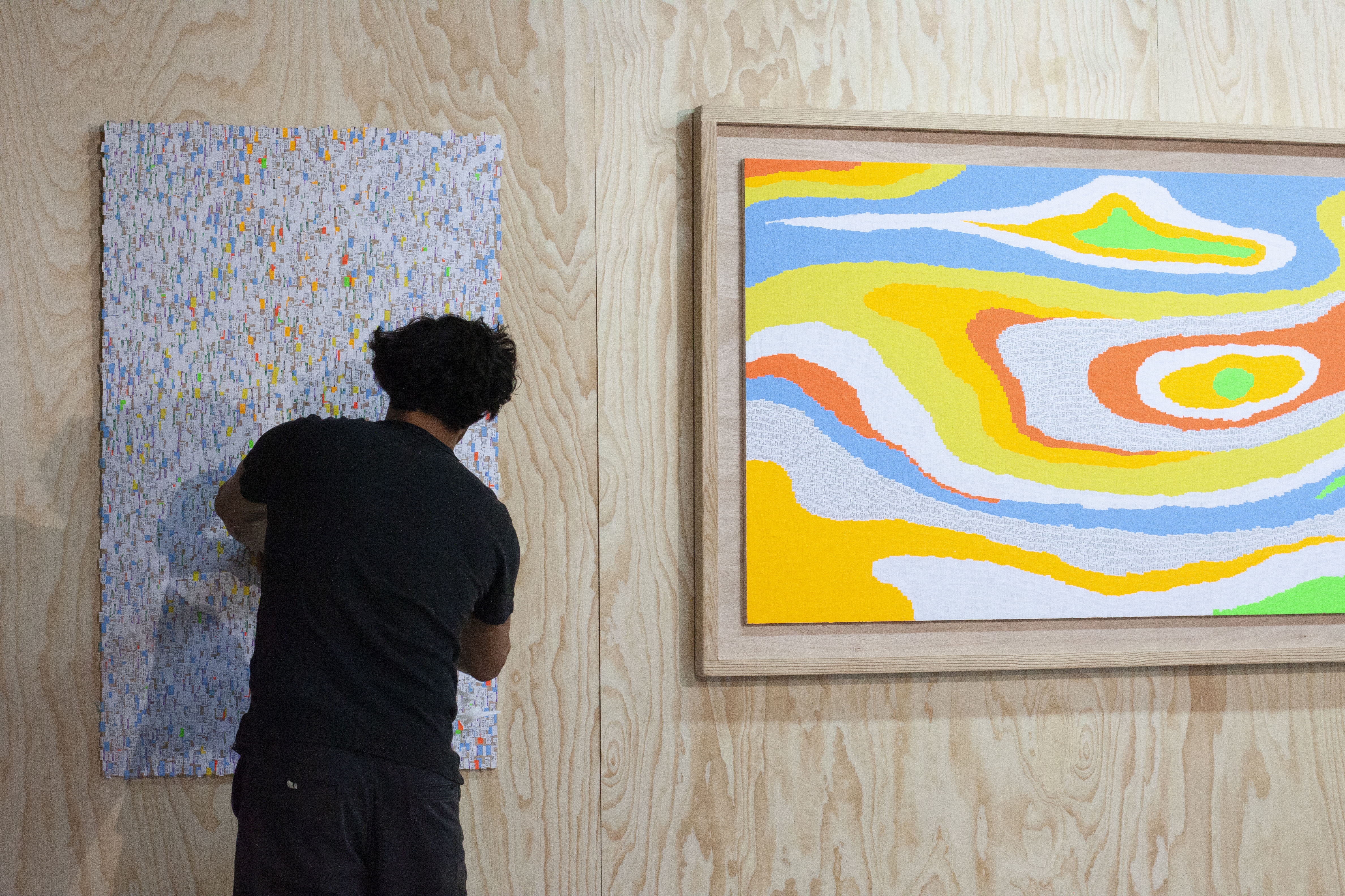 Neil in the studio at JO-HS, Mexico City.