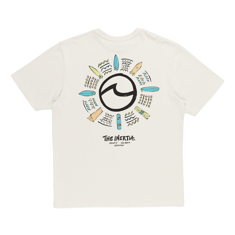 THE INERTIASurf, Snow, Camp Tee.Two of Two.