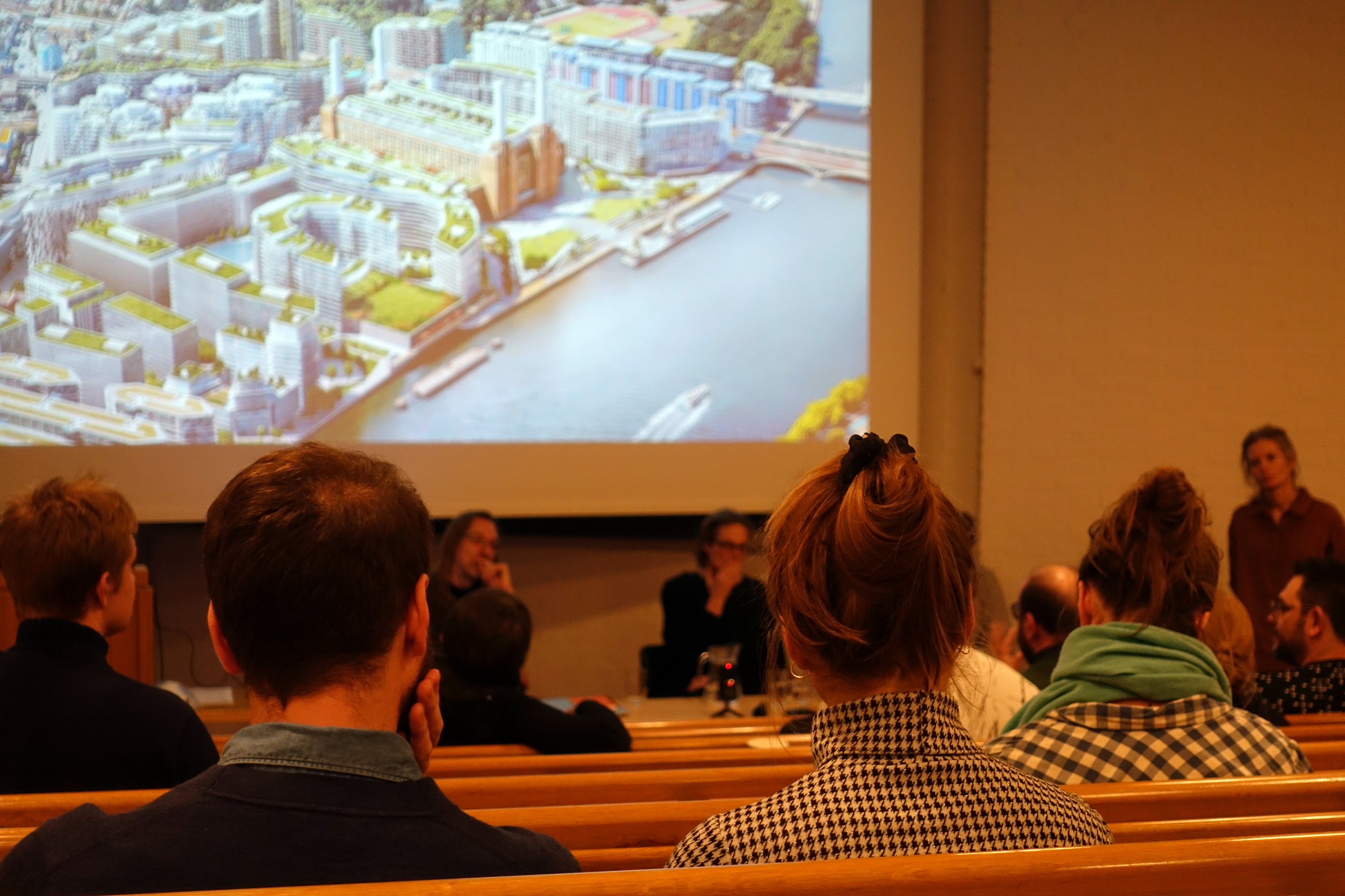 Documentation of film screening and panel discussion - Open: Is Art Profitable? by Vermeir & Heiremans and Luke Mason, Kunsten Museum of Modern Art Aalborg, Aalborg, 2020 (photocredit: Rikke Ehlers Nilsson)
