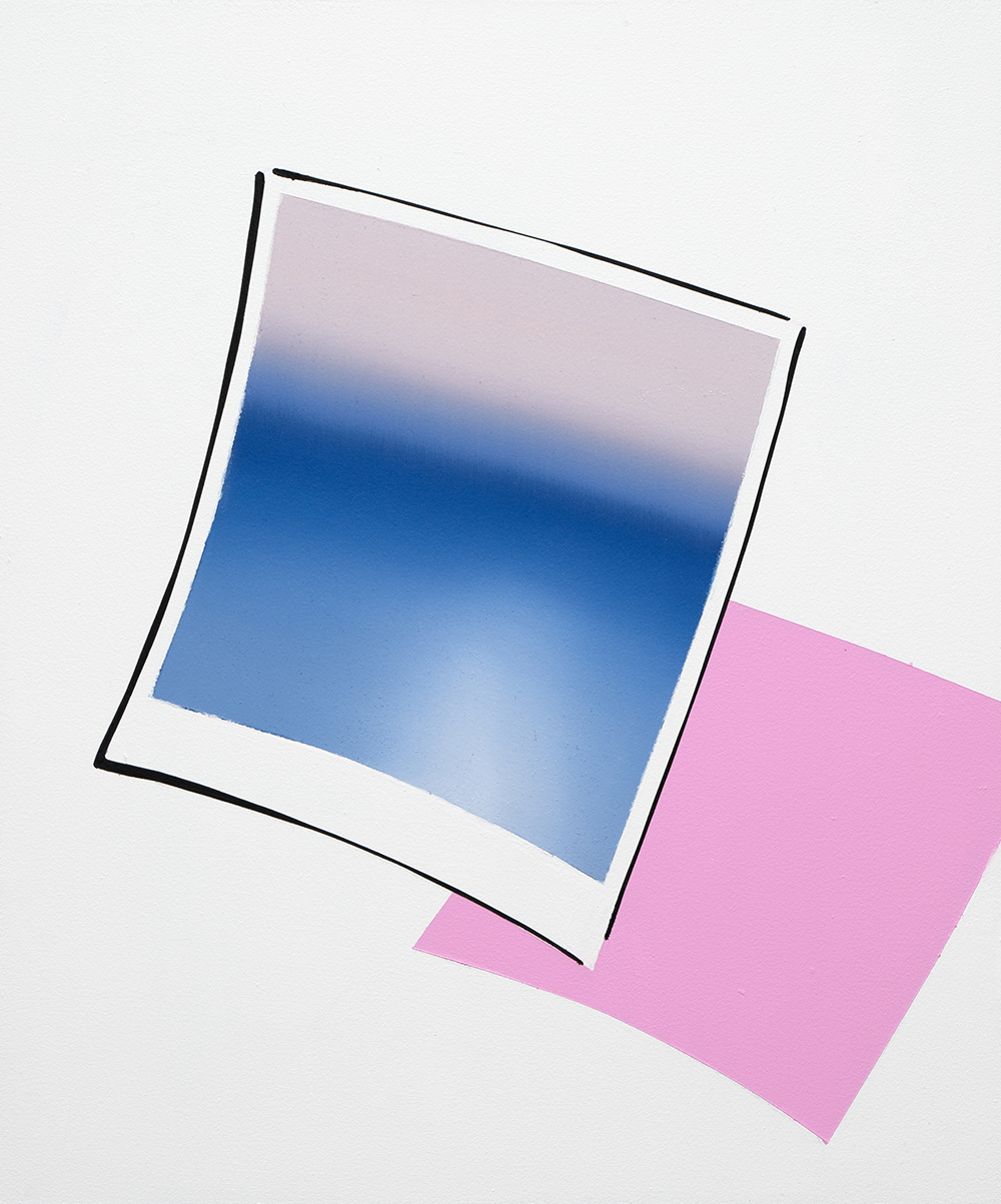 untitled, oil and acrylic on aluminium, 30 x 25 cm, 2024