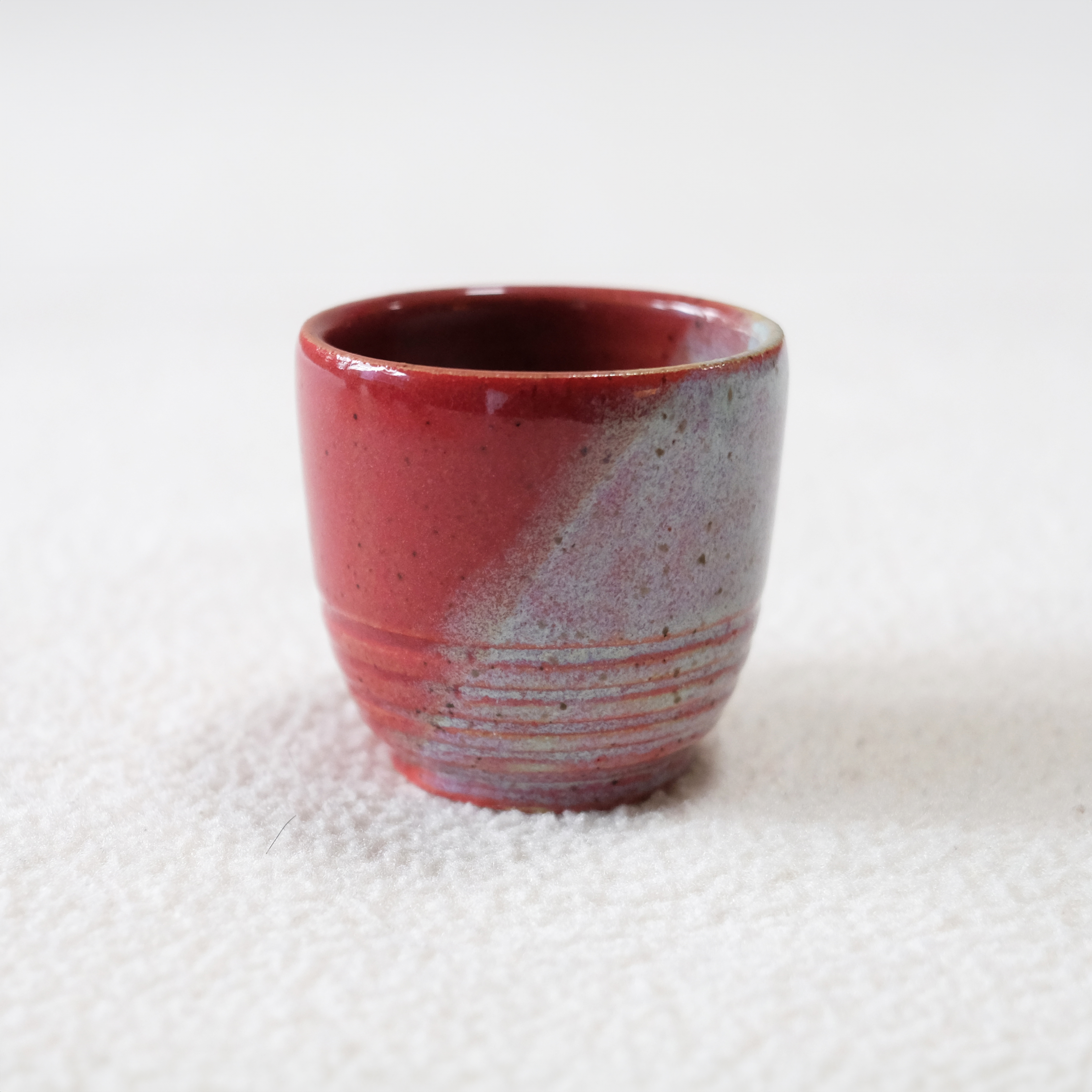 Red underglaze & Amaranth