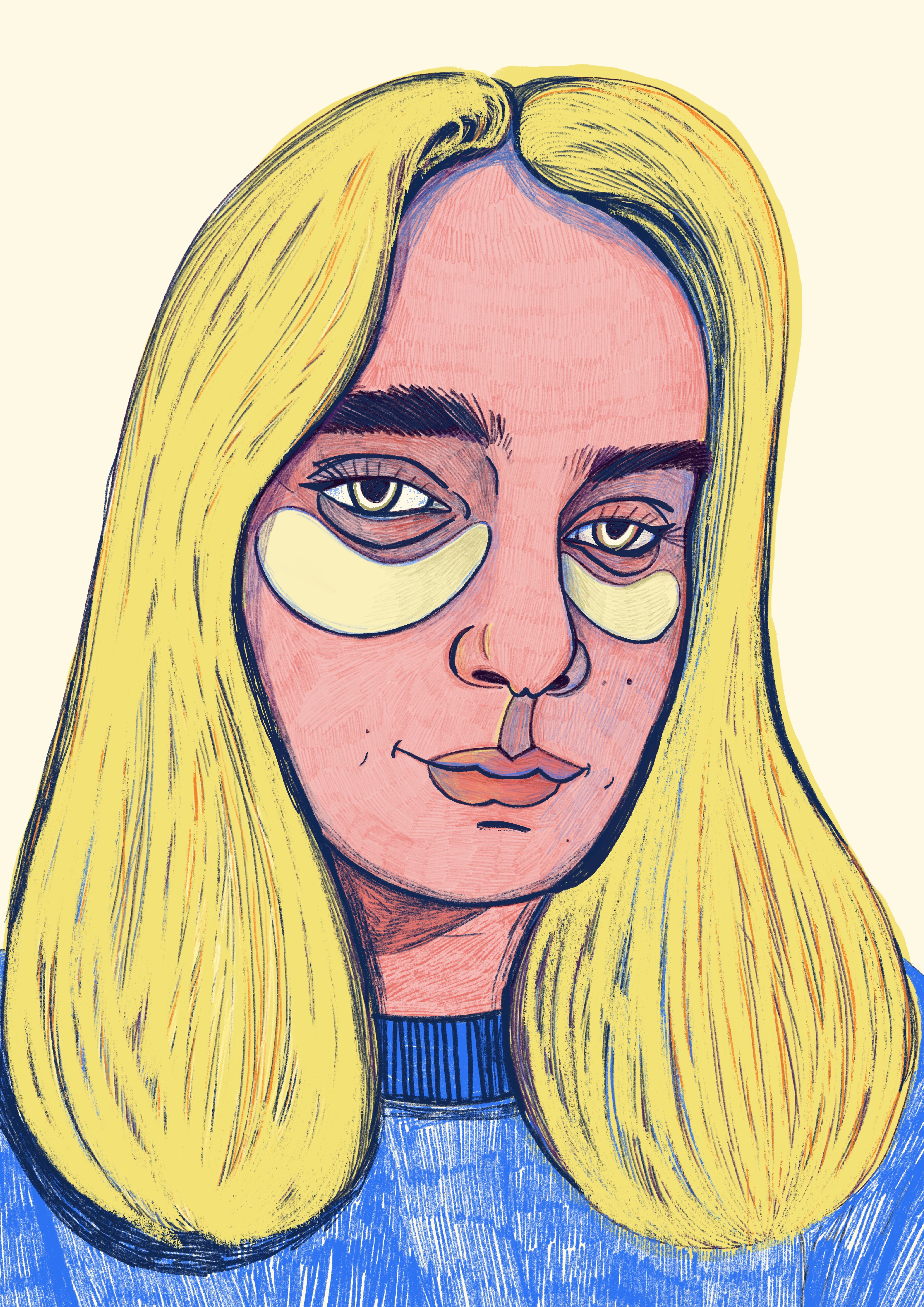 Self portrait. Digital work. 2020