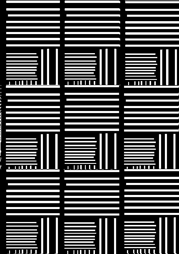 "Bar Codes / 2" Giclée fine art prints on Hahnemühle Watercolour paper / Variable dimensions / Edition of 6