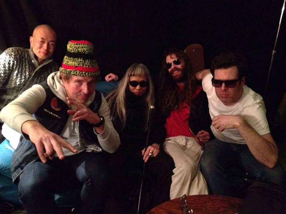 Haino & the Boyz backstage switzerland 2015