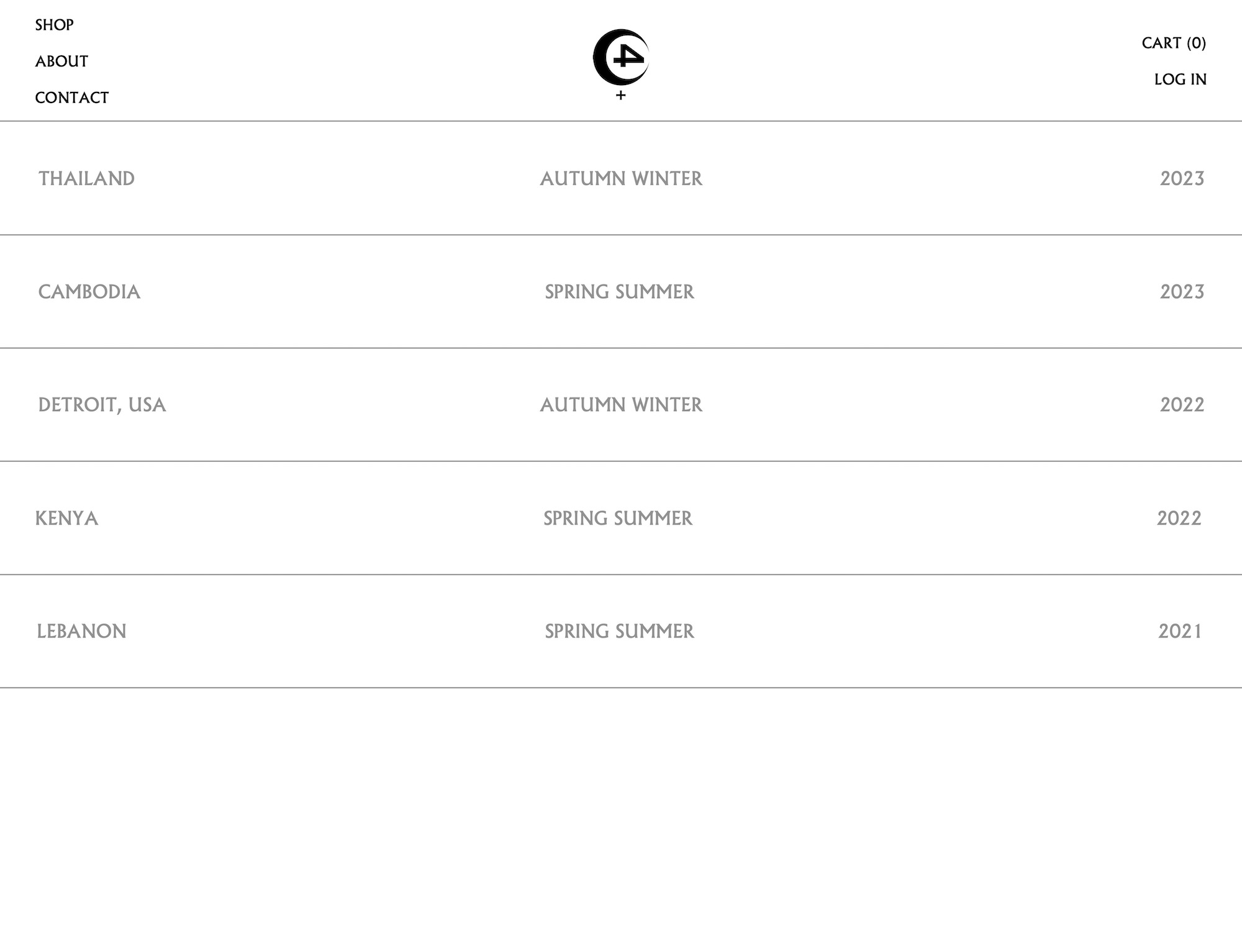 CLICKING ON 'COLLECTION' WOULD AUTOMATICALLY MINIMIZE THE 9 LOGOS.