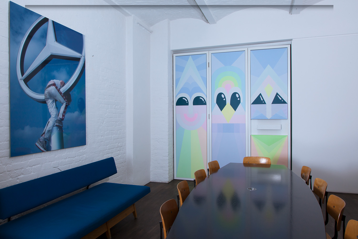 TRINITÉ: A SUN, A BIRD AND A STONE 2013 | ACRYLIC ON CANVAS