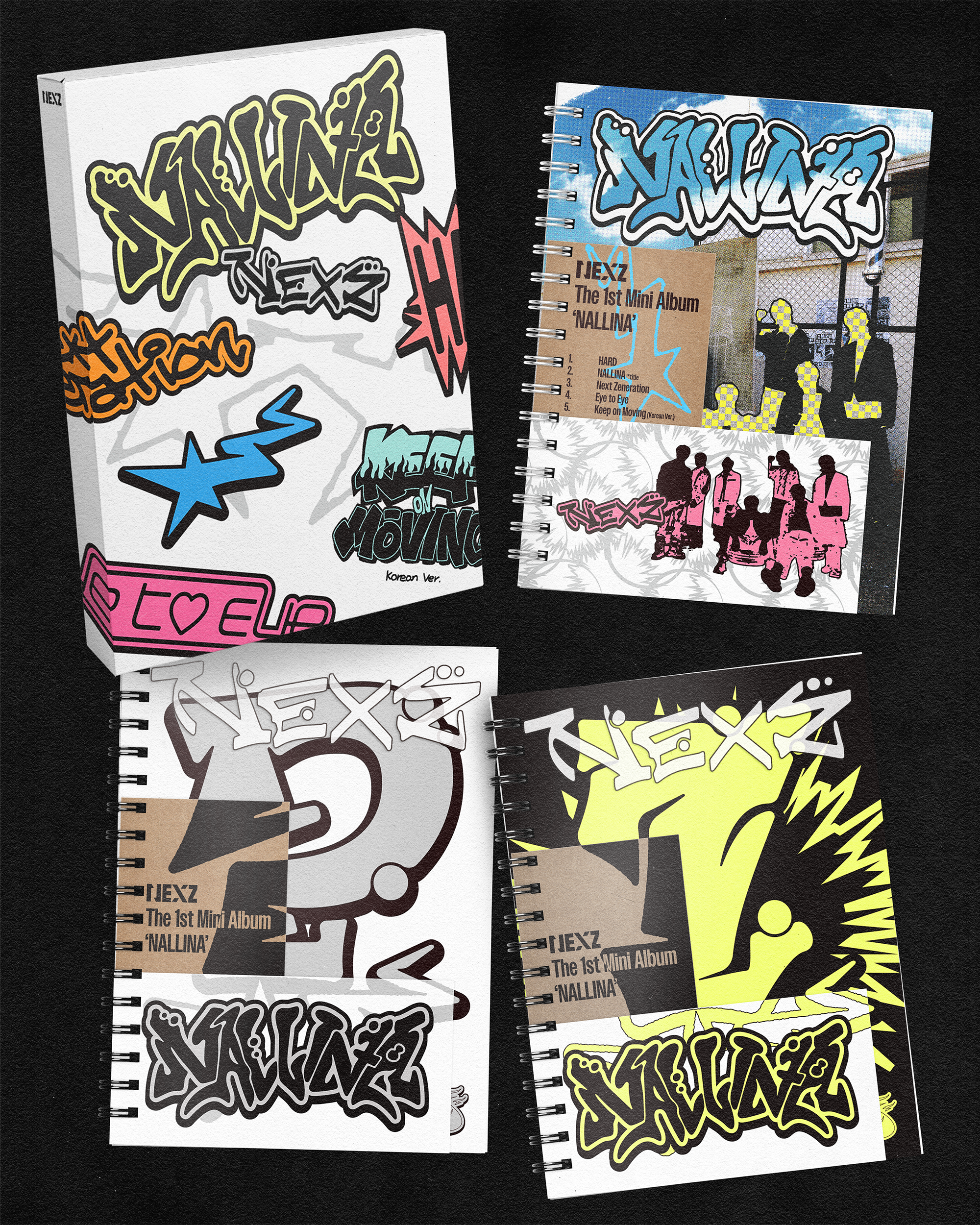 Visual Identity & Album Design for NEXZ The 1st Mini Album [NALLINA]