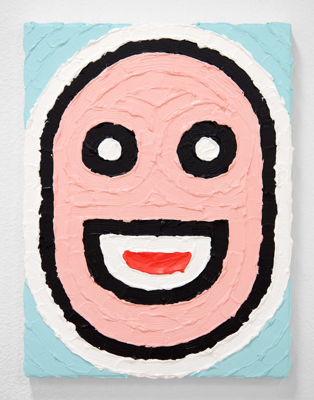 Why Would You Smile at a Time Like This? Acrylic, canvas 12 x 16 inches 2014