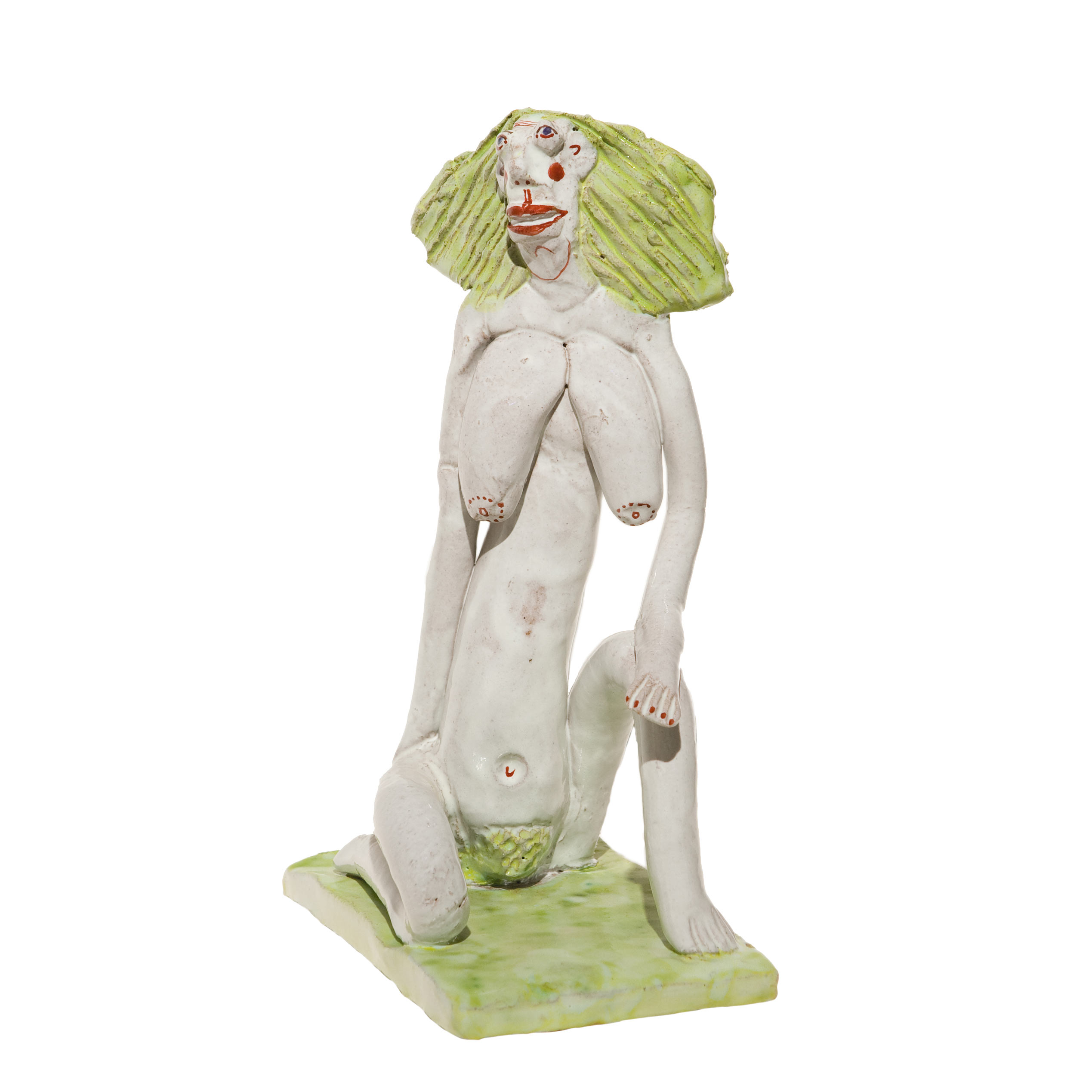 Seated female figure 1, 23.9.2009Ceramic stonewareHeight 24cm