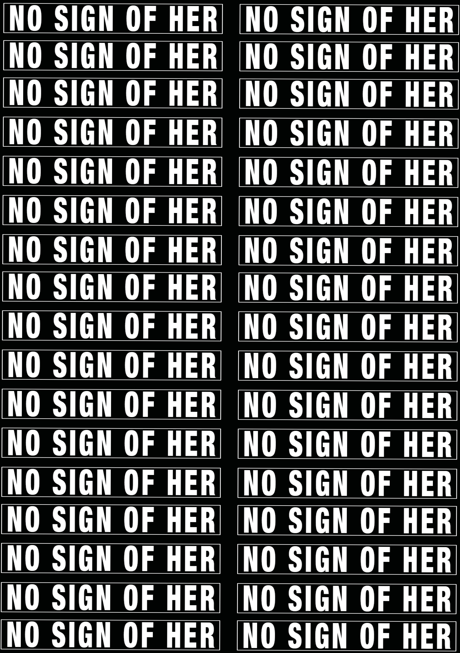 XISHOOD: NO SIGN OF HER, DIGITAL 2021