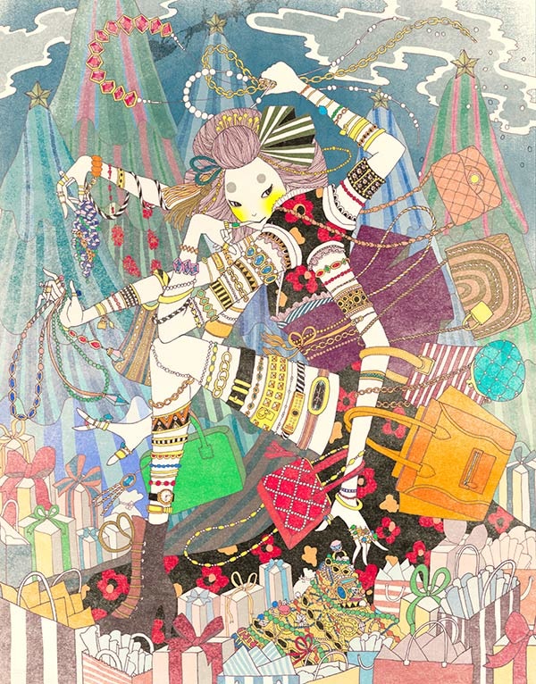 Holiday Sale Disaster — Yoko Furusho Illustration