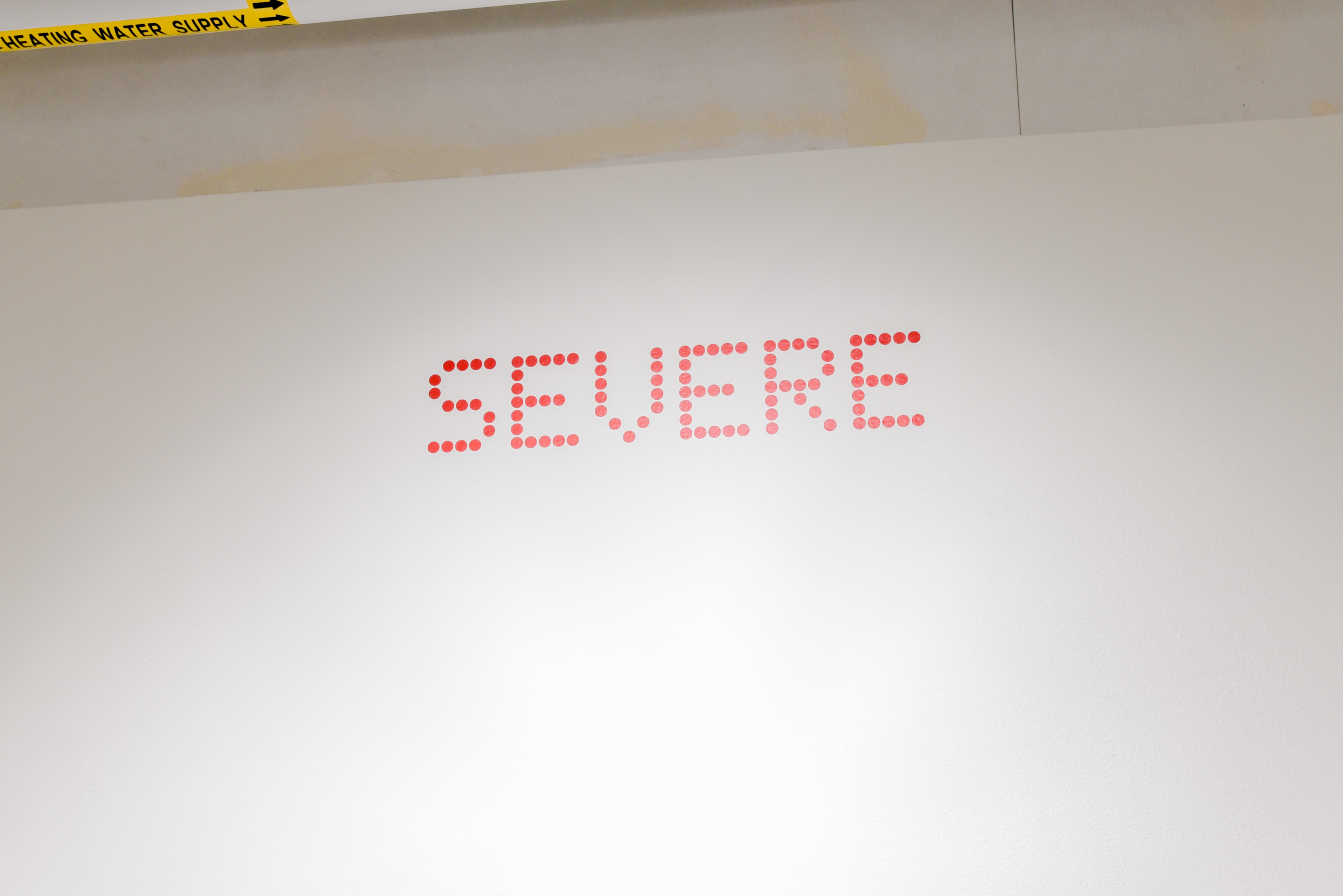 Never-Ending Severe Weathersign vinyl on walldimensions variable2025