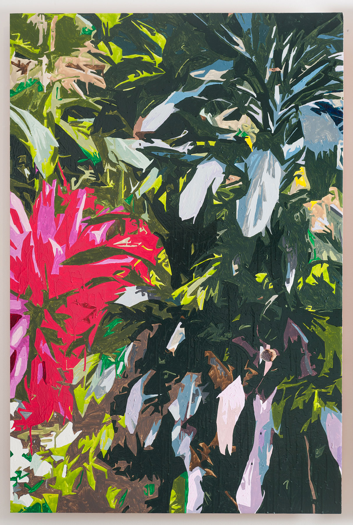 Caruba Black, Enamel and Acrylic on Plywood, 120x80cm, 2016