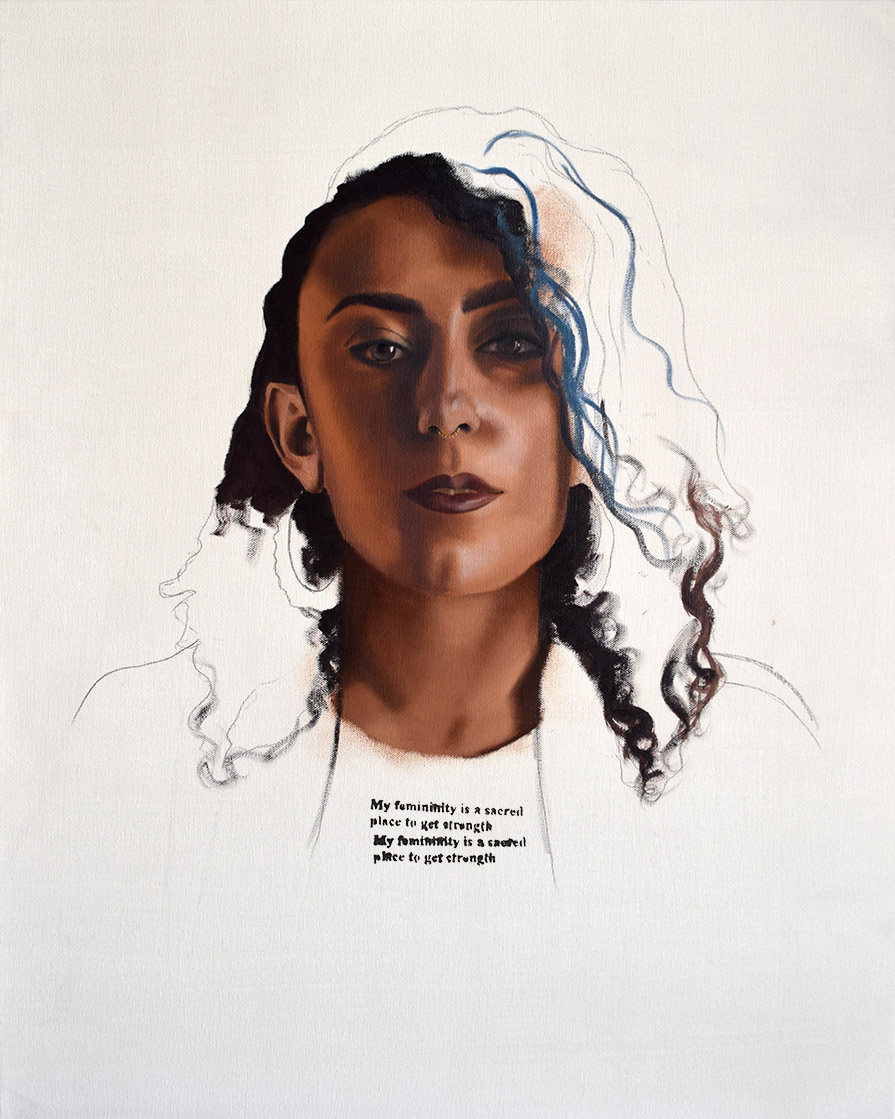 Najva, oil on canvas 2016