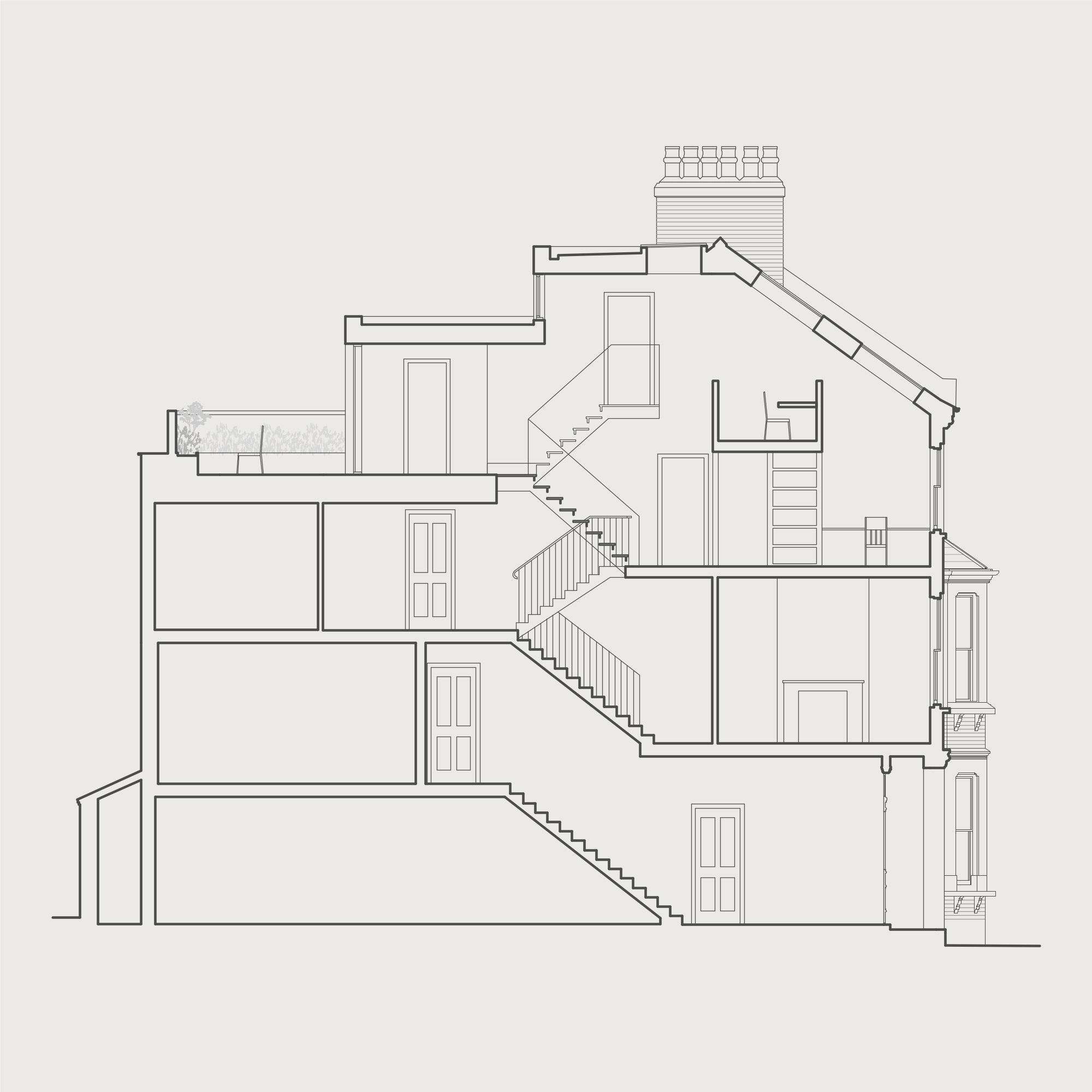 Roof garden and refurbishment in Brixton