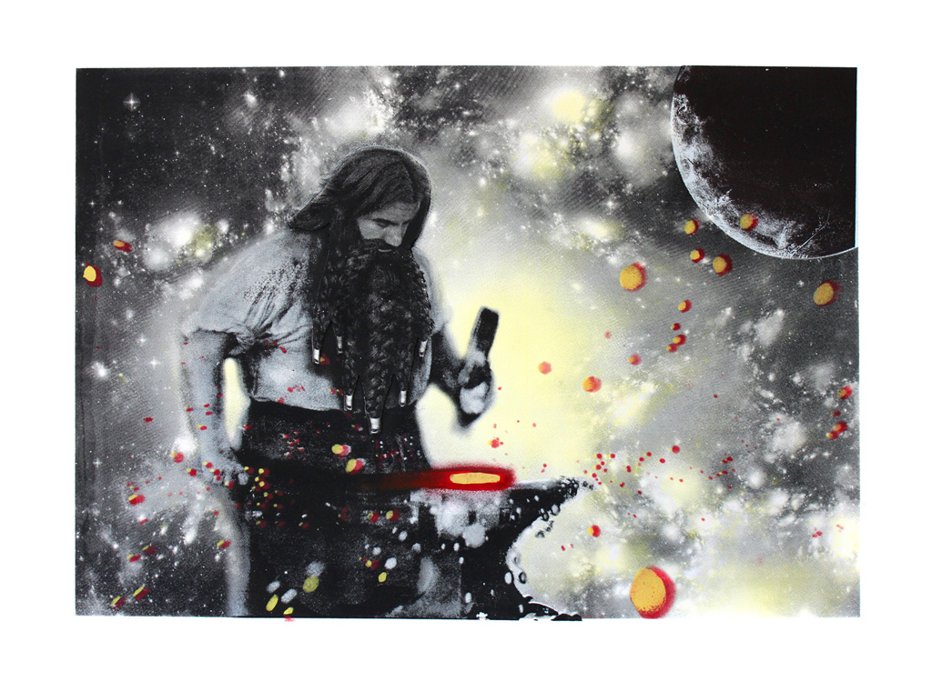 Moradin, photo serigraphy, May 2012, 22" x 30