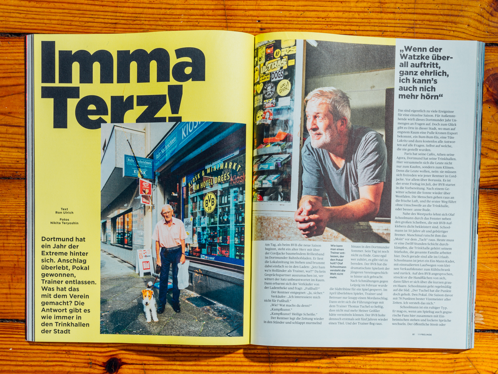 11 Freunde #189 / Dortmunder Trinkhallen / Juli 2017