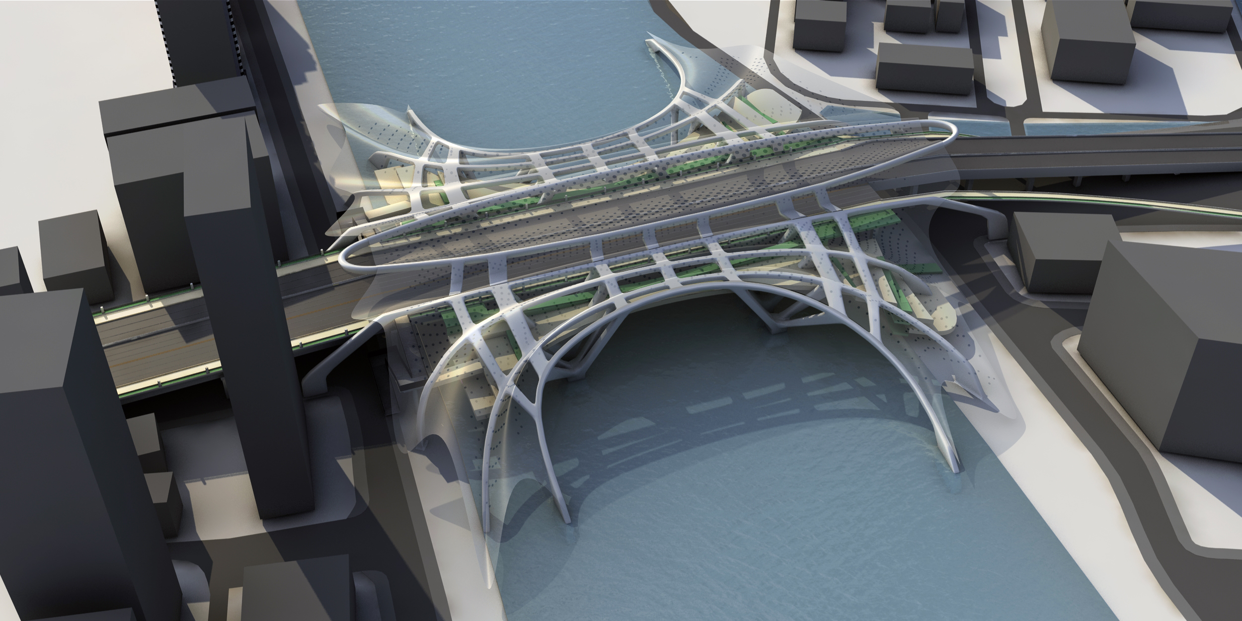 RenMin Bridge -- See-Through