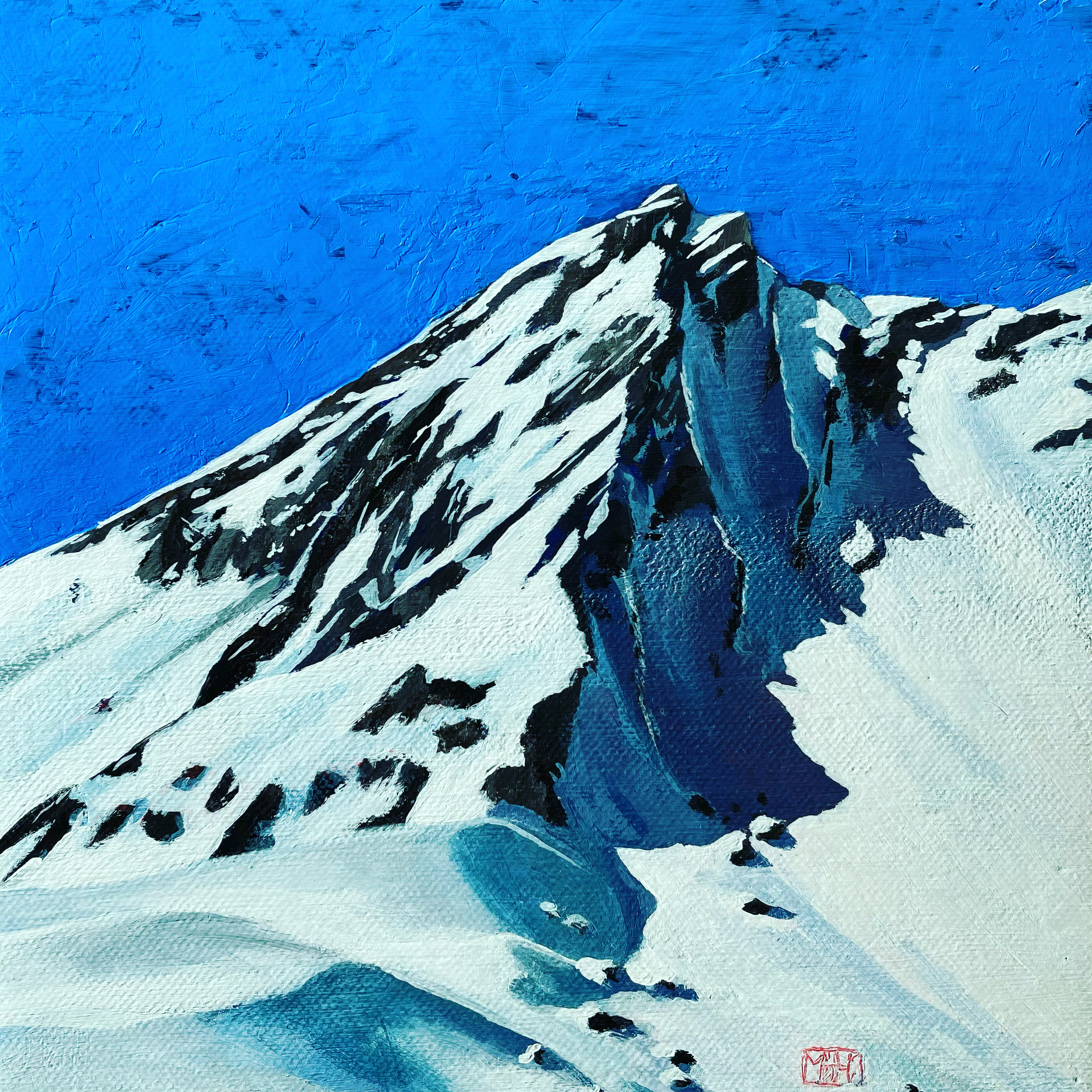 101. Mittwochsbild20×20 cmAcryl auf Leinwand2022︎ Bild kaufen