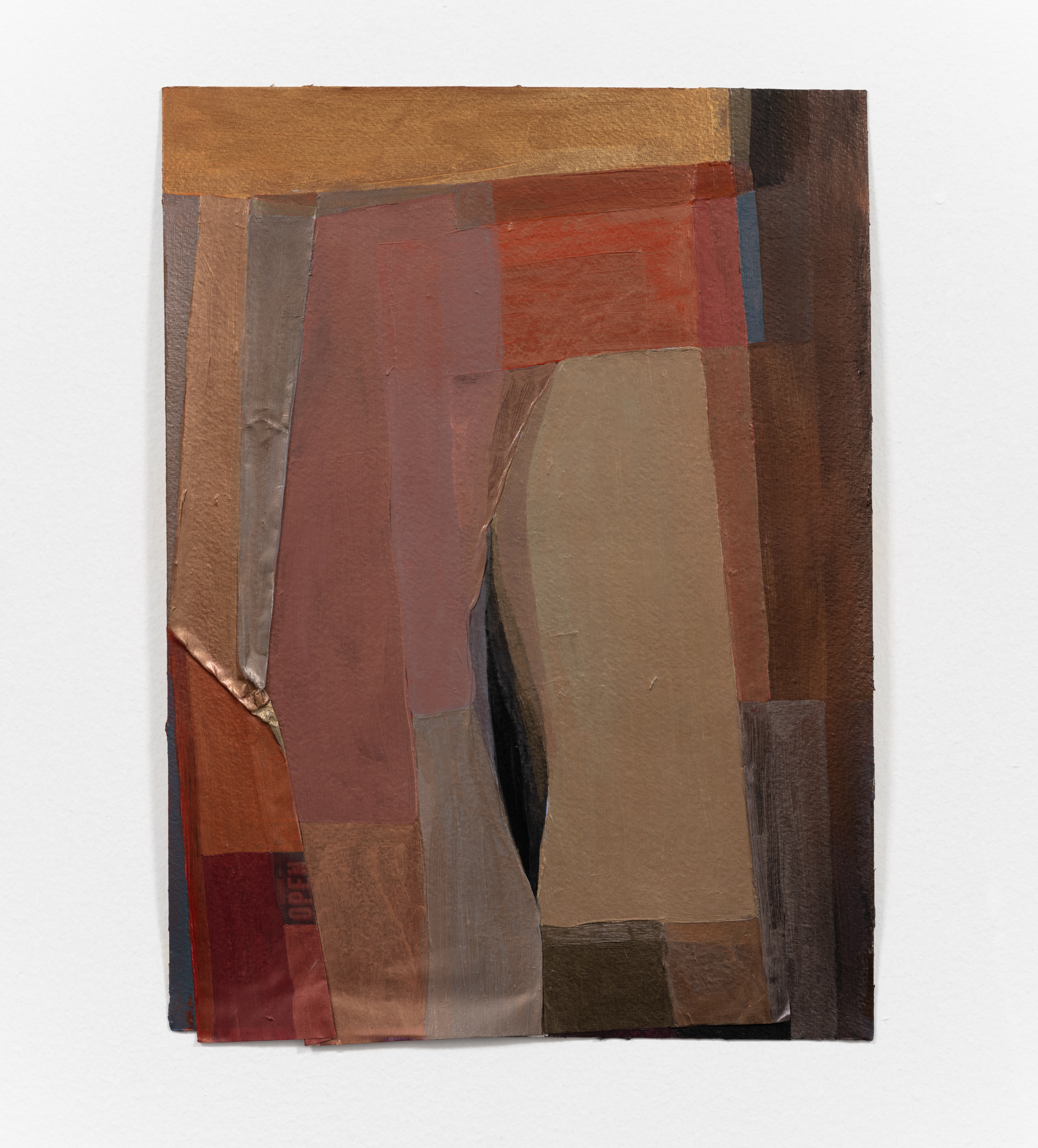 Storefront, 2023, 12 x 9 in, Acrylic and printed photograph on Arches paper