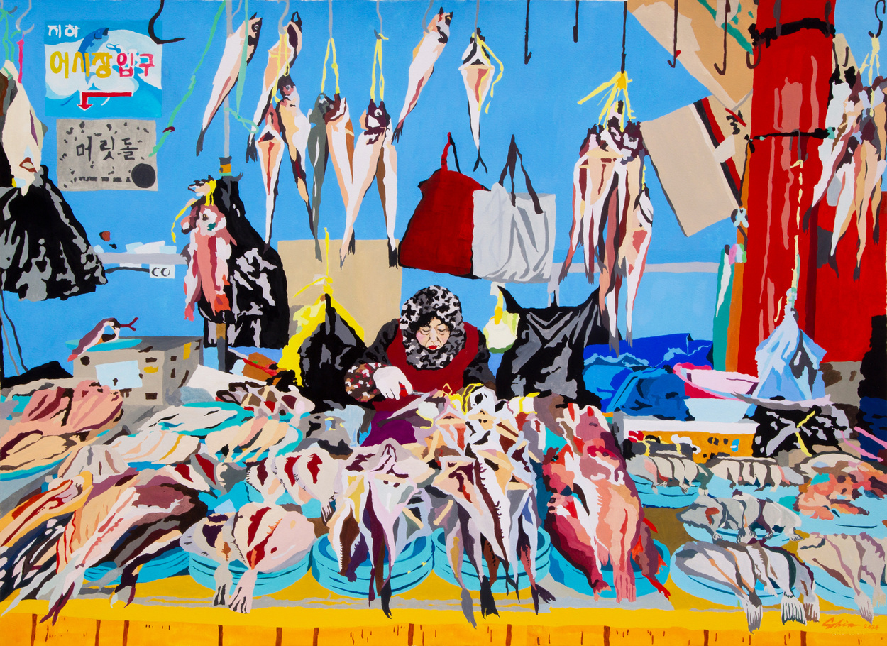 Gangneung Fish Market Seller, 2024