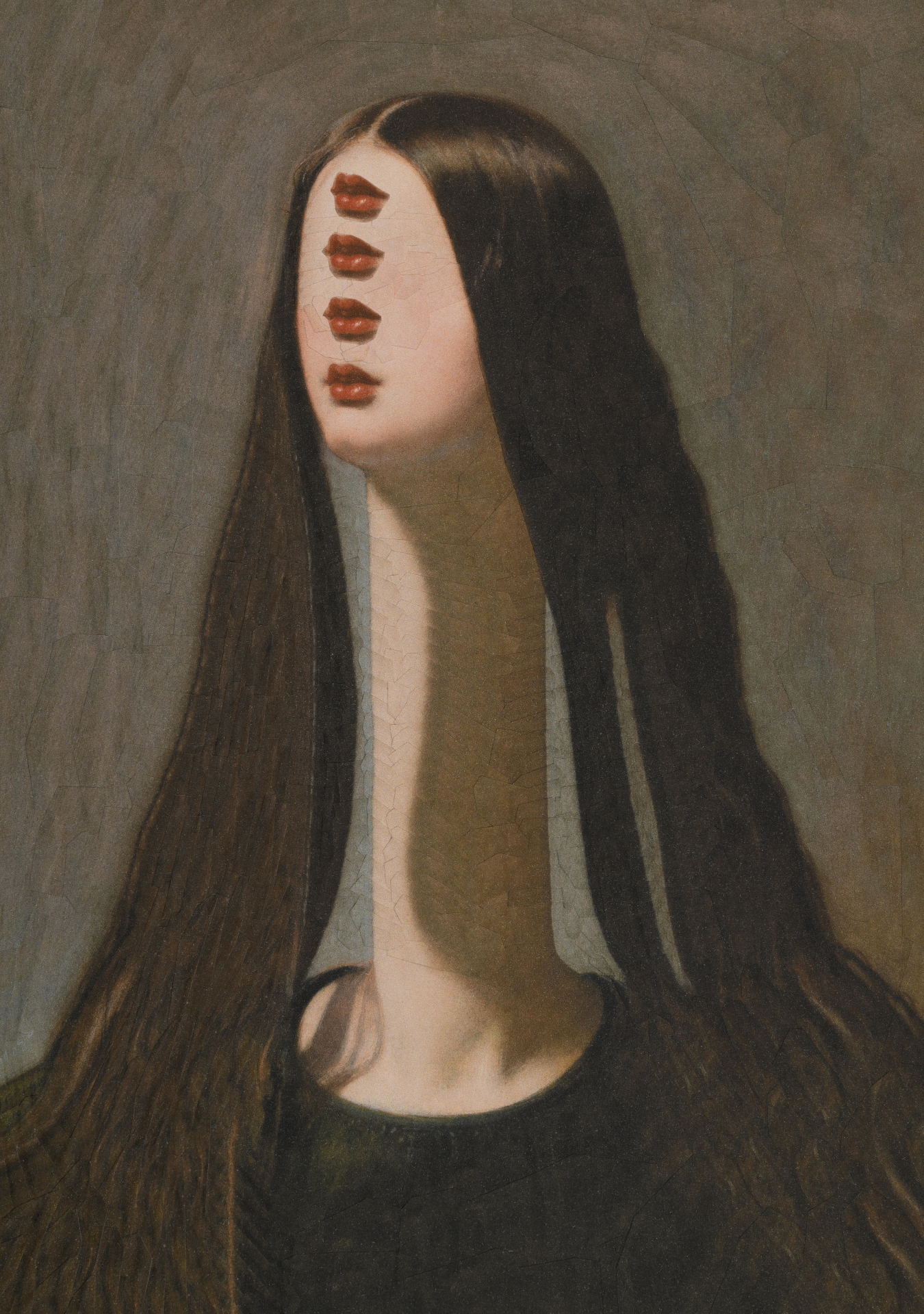 What pretty lips you have, after Edward Frost, 2025, 8.2 x 11.6 inches